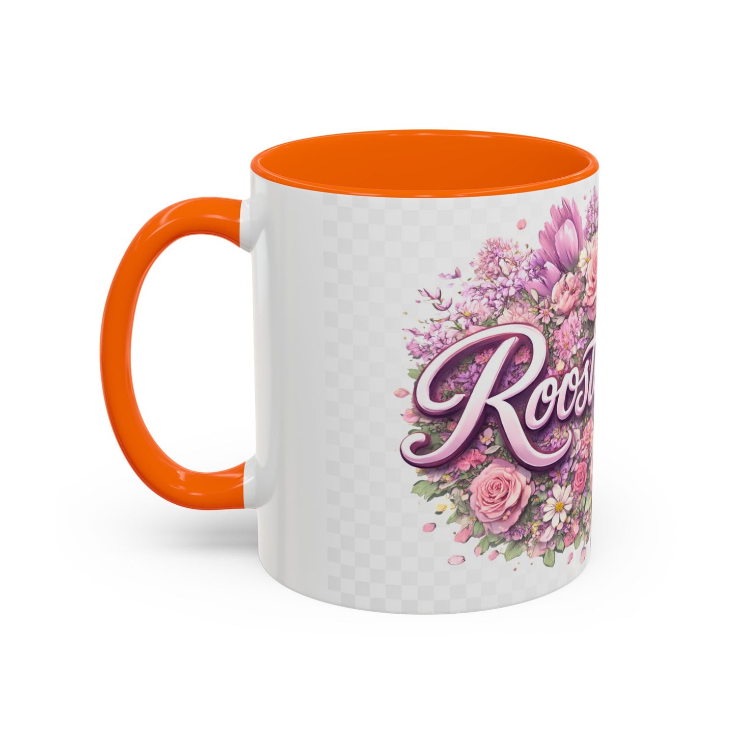 Rooster Squad Floral Accent Coffee Mug — Pink Rose Garden 11/15oz