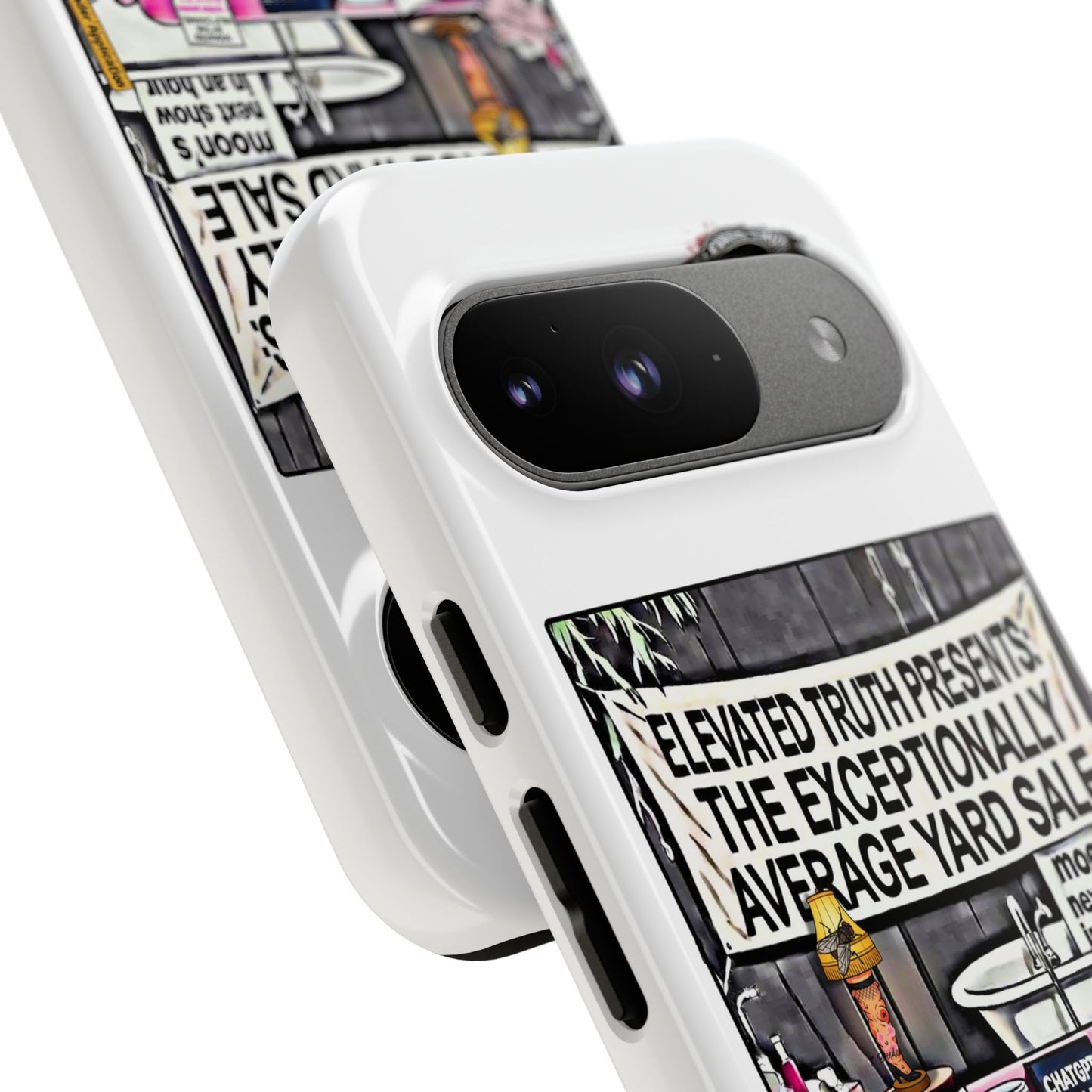 Phone Case — 'Elevated Truth Presents: The Exceptionally Average Yard Sale' Illustrated Design