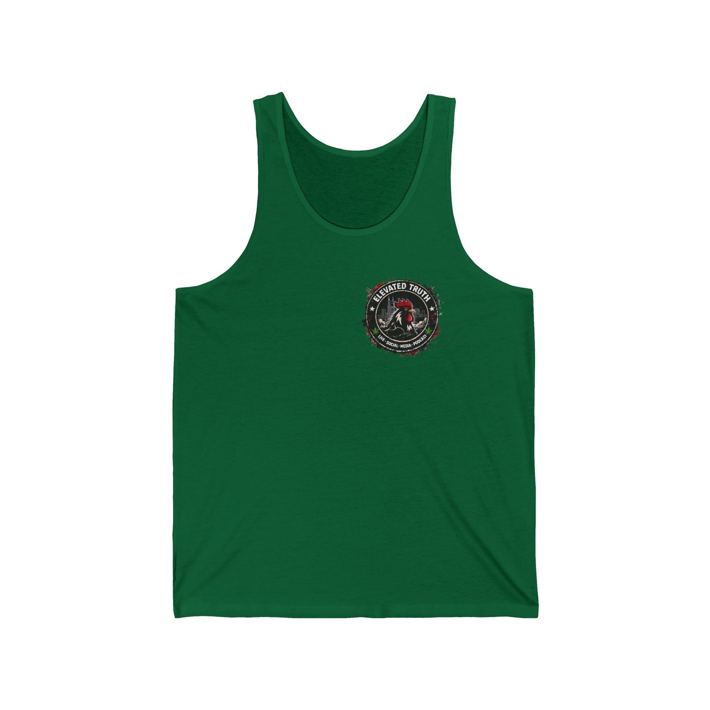 God Is Great Tank Top — Funny Cannabis & Party Quote Muscle Tee