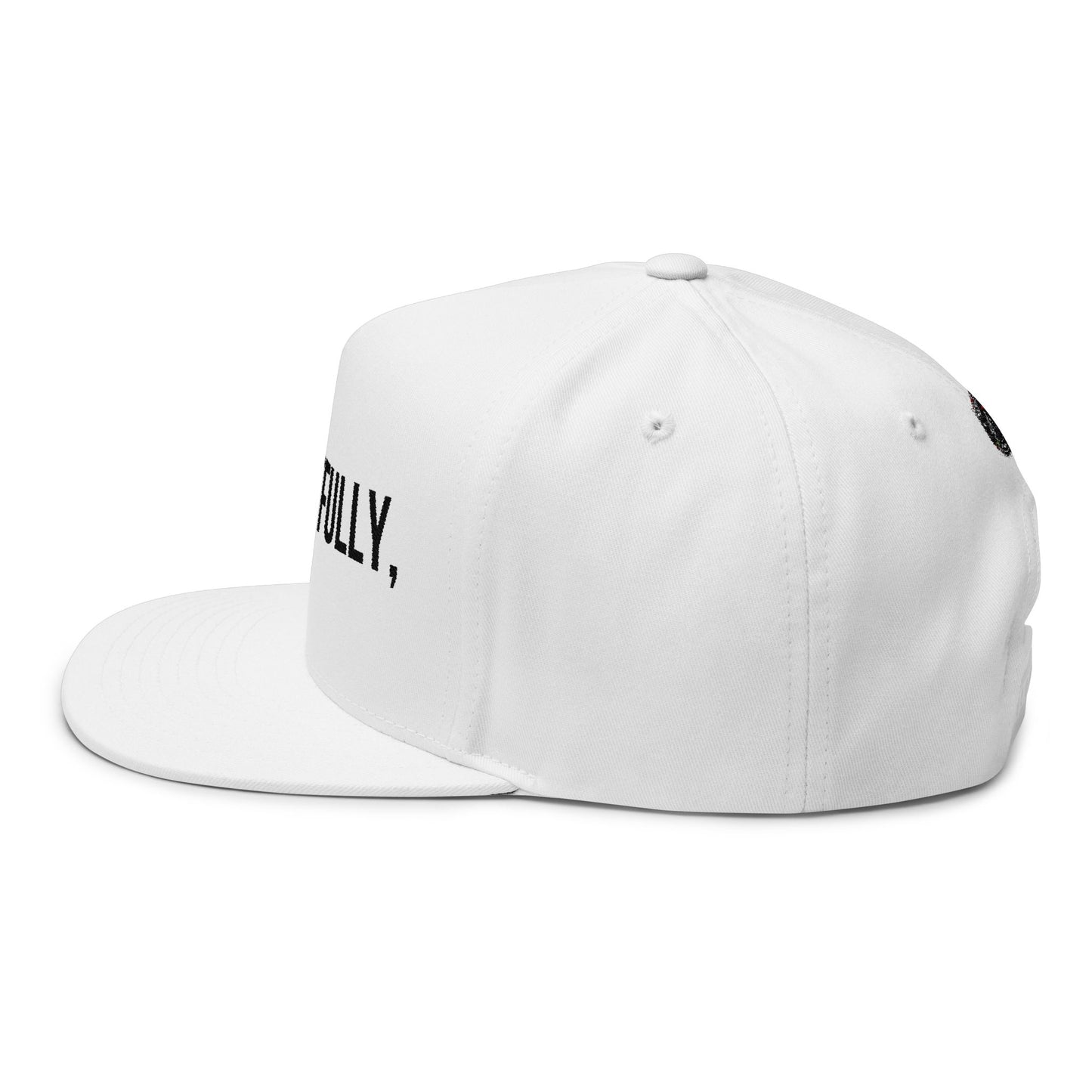 RESPECTFULLY, Embroidered Flat Bill Cap