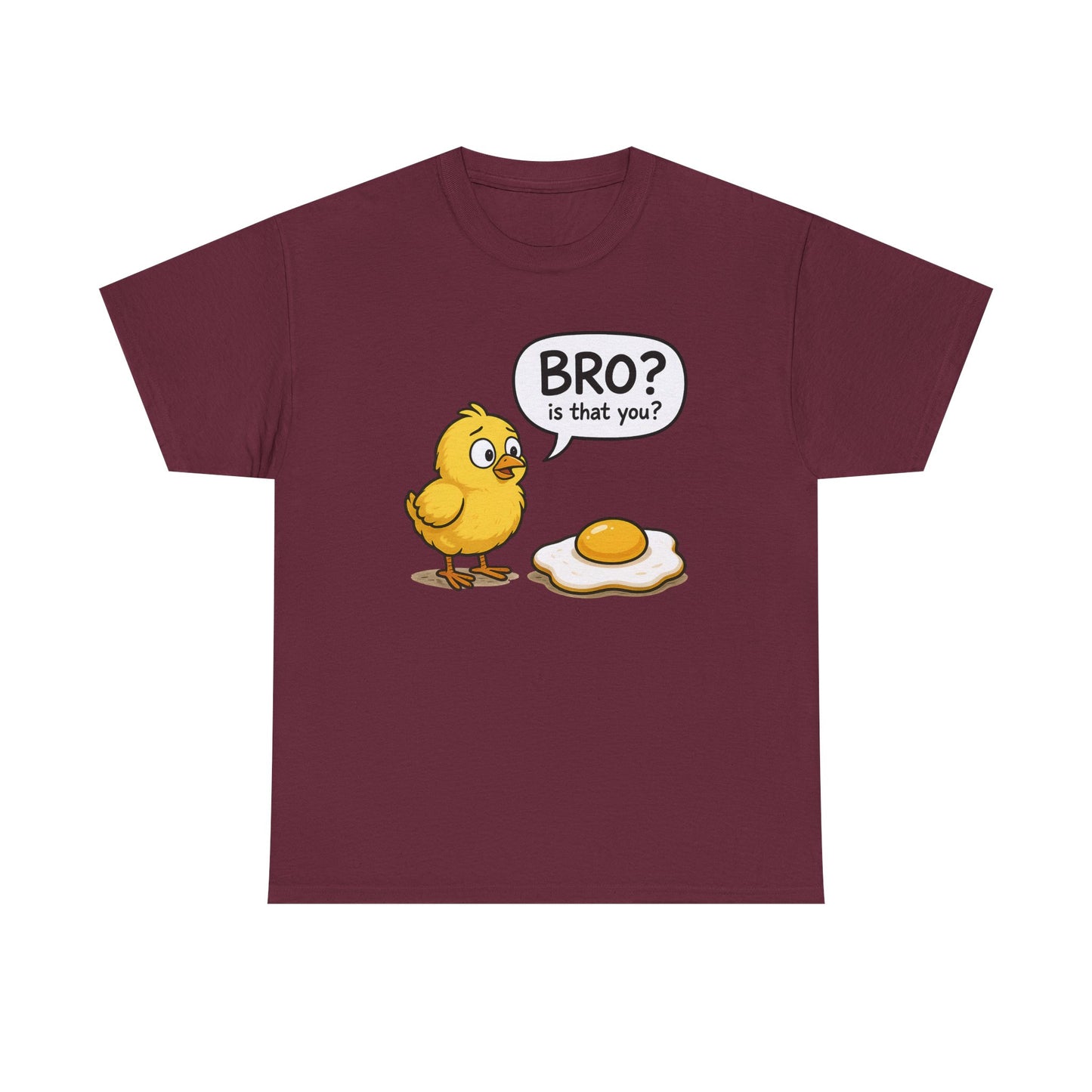 Funny Chick and Egg T‑Shirt — "Bro? Is That You?" Cute Novelty Tee