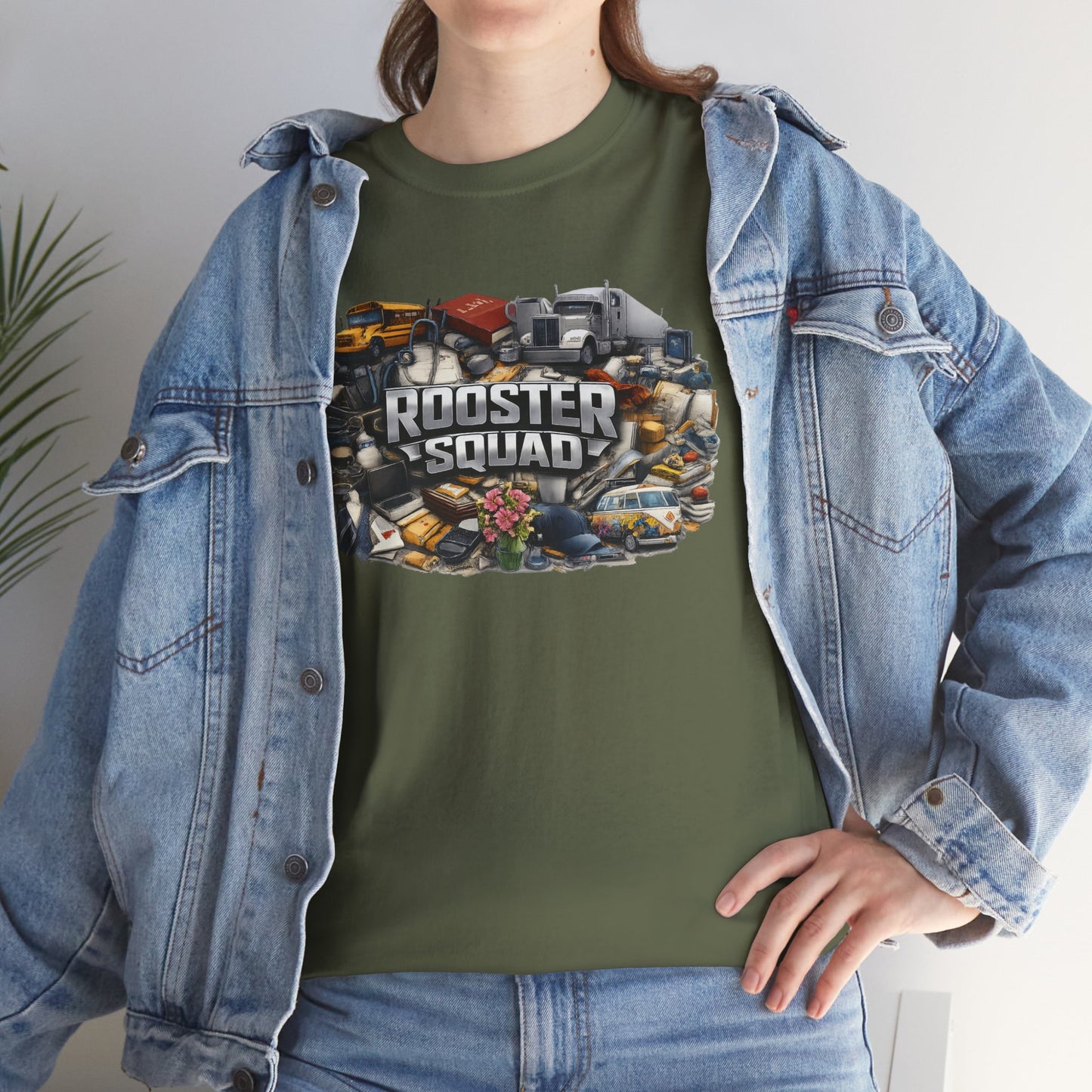 Rooster Squad STRONGER TOGETHER - WE ARE MANY — Vintage Farming / Barnyard Crew Shirt