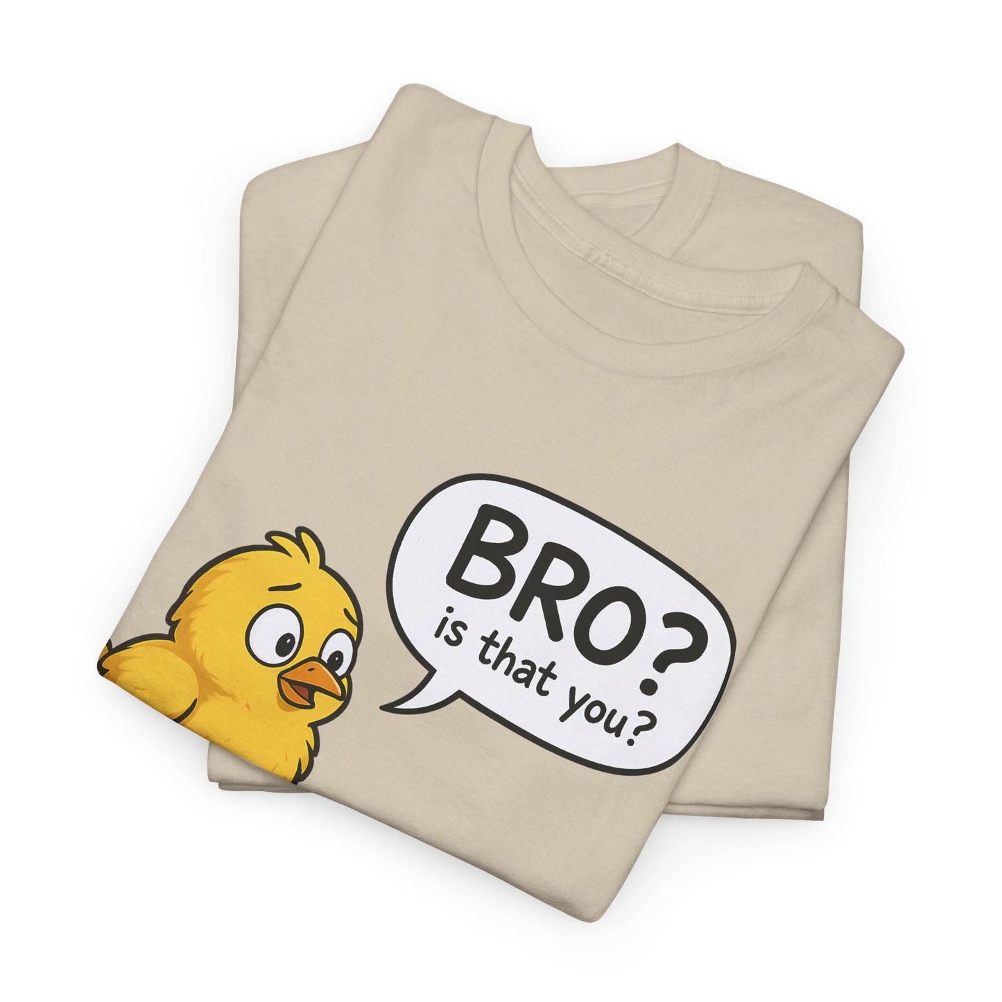 Funny Chick and Egg T‑Shirt — "Bro? Is That You?" Cute Novelty Tee
