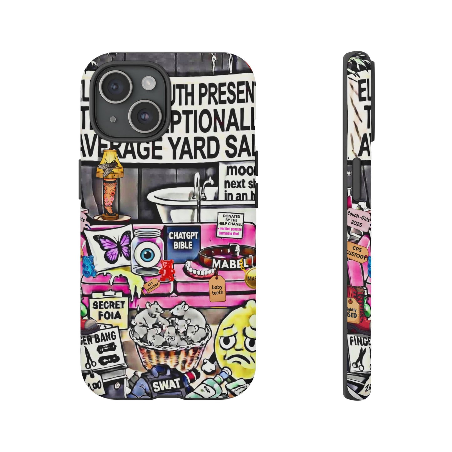 Full - 'Elevated Truth Presents: The Exceptionally Average Yard Sale' Illustrated Design