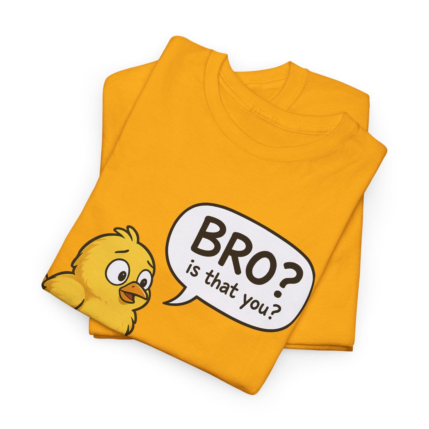 Funny Chick and Egg T‑Shirt — "Bro? Is That You?" Cute Novelty Tee