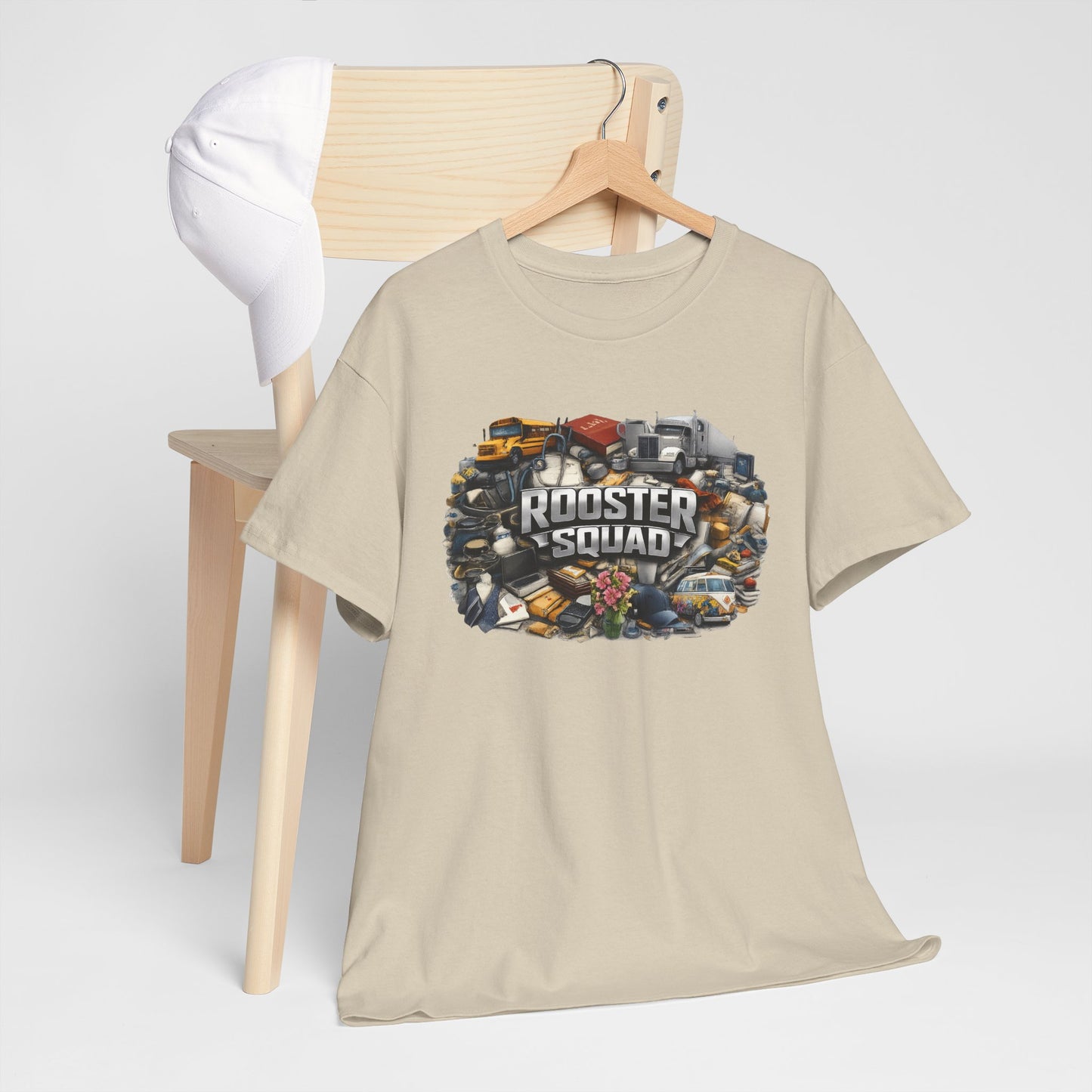 Rooster Squad STRONGER TOGETHER - WE ARE MANY — Vintage Farming / Barnyard Crew Shirt