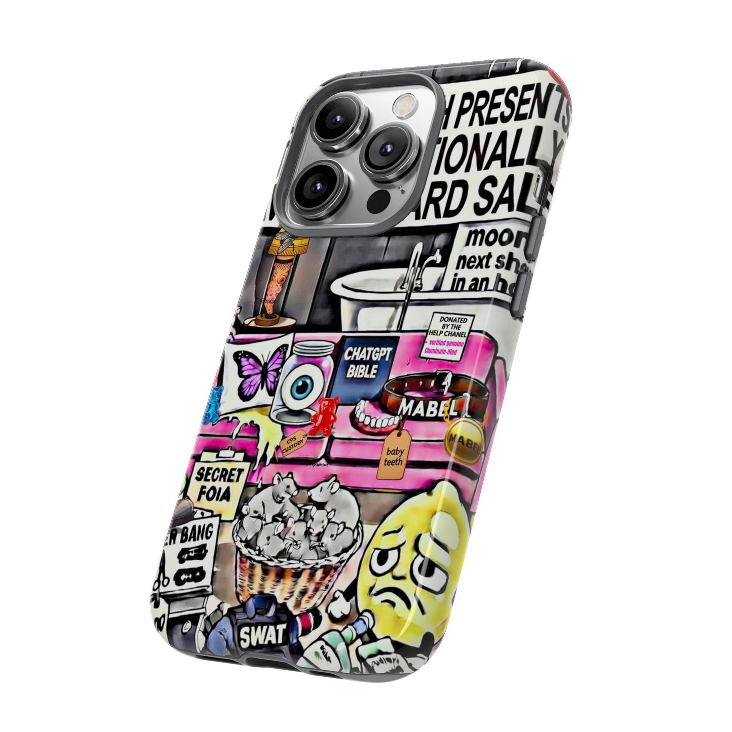 Full - 'Elevated Truth Presents: The Exceptionally Average Yard Sale' Illustrated Design