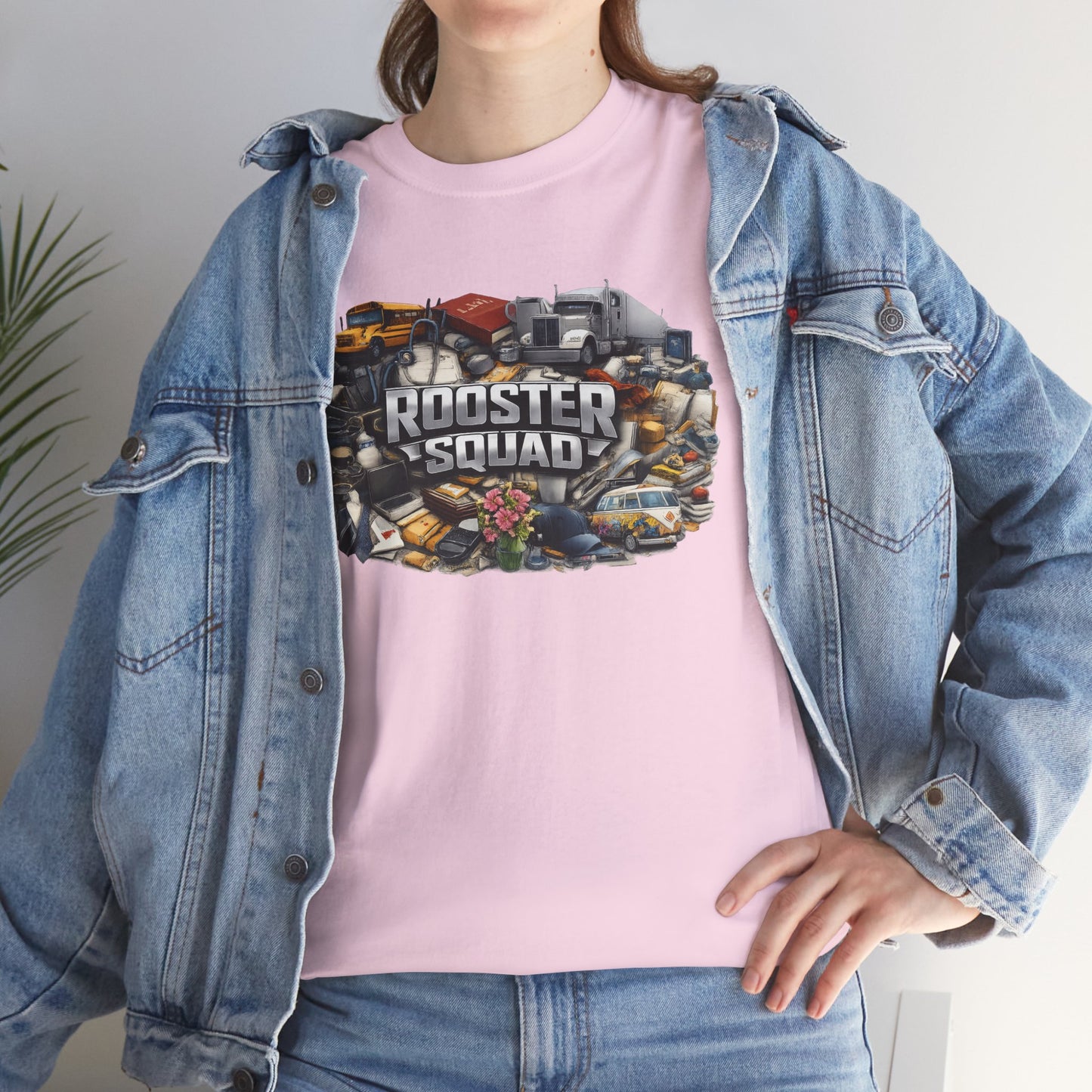 Rooster Squad STRONGER TOGETHER - WE ARE MANY — Vintage Farming / Barnyard Crew Shirt