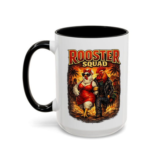 Rooster Squad Coffee Mug — “Big Hen Energy” Funny Farm Chicken Gift