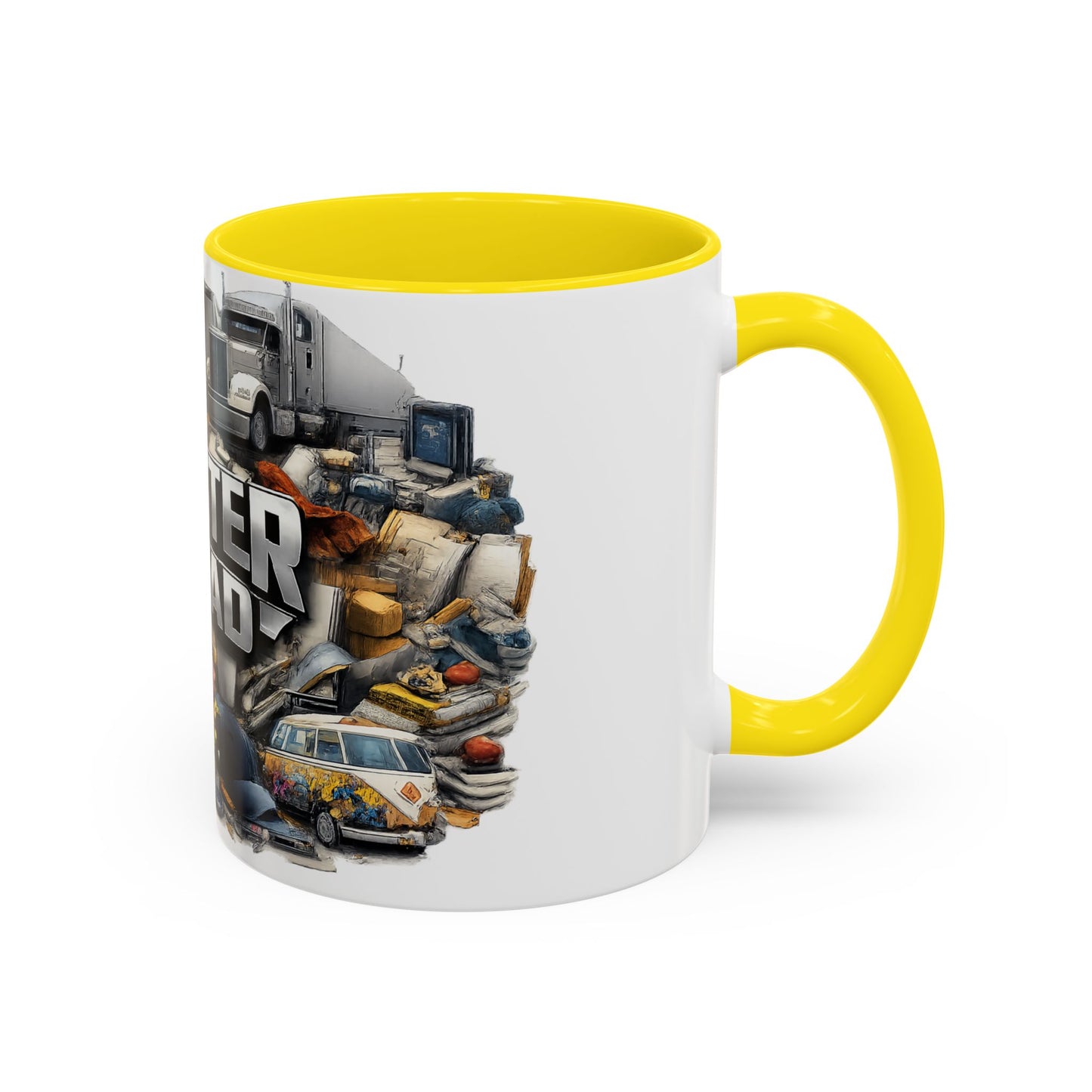 Rooster Squad Accent Coffee Mug — 'Rooster Squad, Loud and Proud' Bright Ceramic Mug