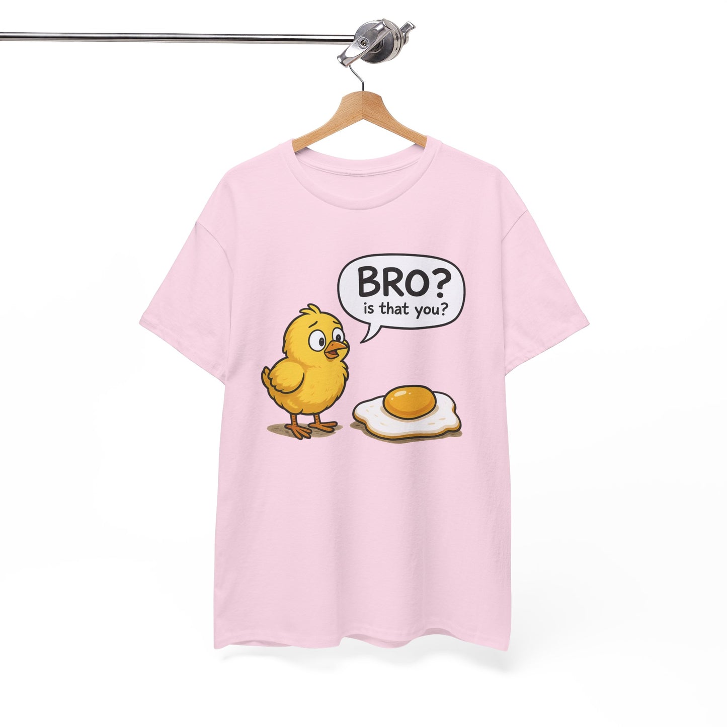 Funny Chick and Egg T‑Shirt — "Bro? Is That You?" Cute Novelty Tee