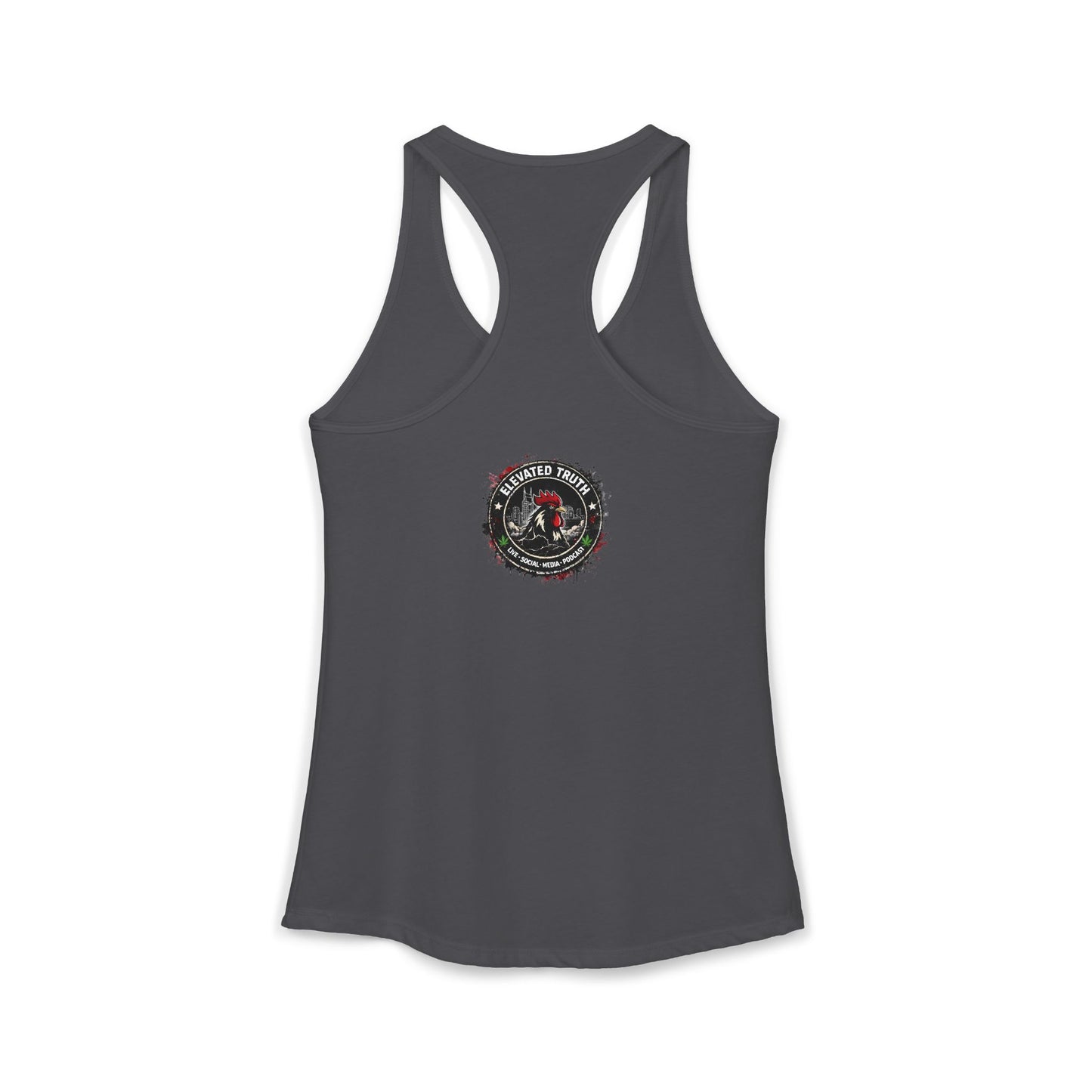 Roosters and Roses --Women's Ideal Racerback Tank