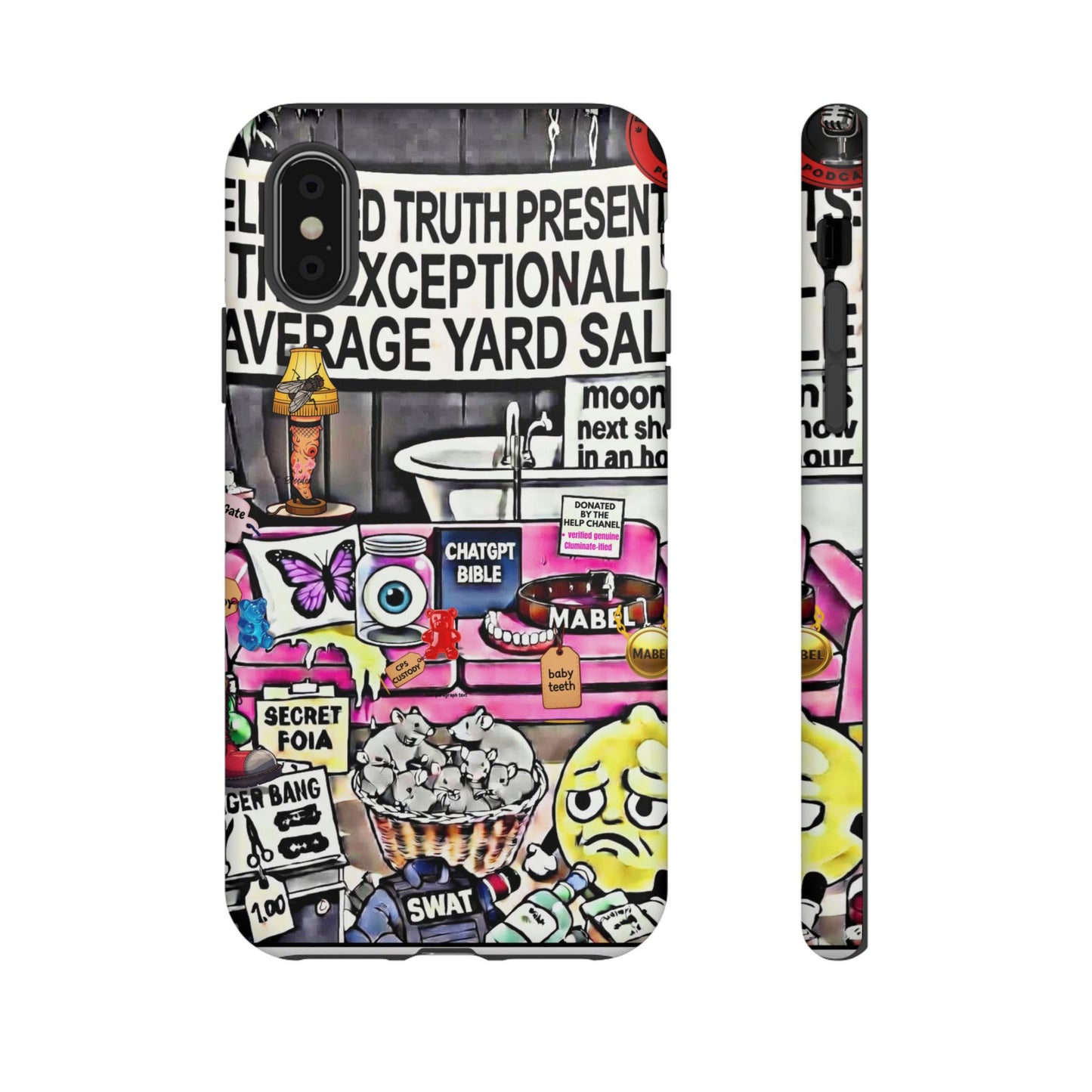 Full - 'Elevated Truth Presents: The Exceptionally Average Yard Sale' Illustrated Design