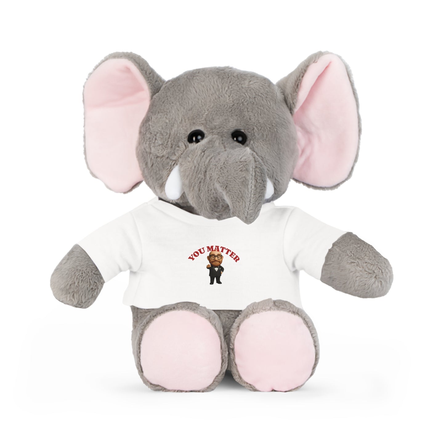 Teddy Bear Plush – "You Matter" Bear with T‑Shirt - Elevated Truth Style