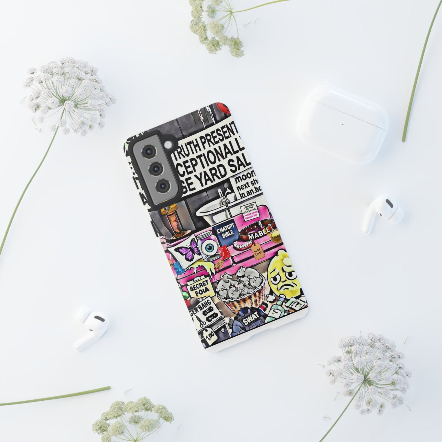 Full - 'Elevated Truth Presents: The Exceptionally Average Yard Sale' Illustrated Design