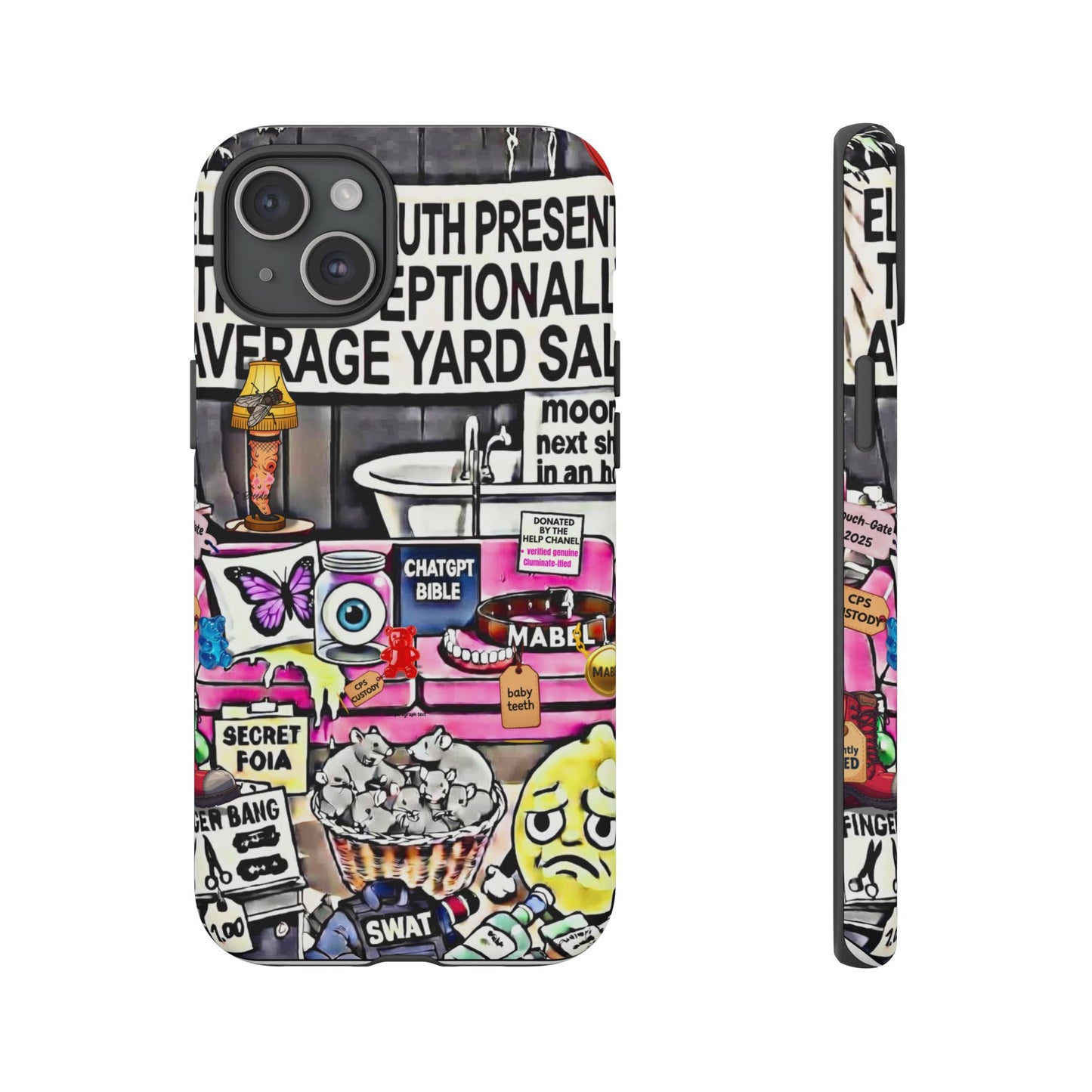 Full - 'Elevated Truth Presents: The Exceptionally Average Yard Sale' Illustrated Design