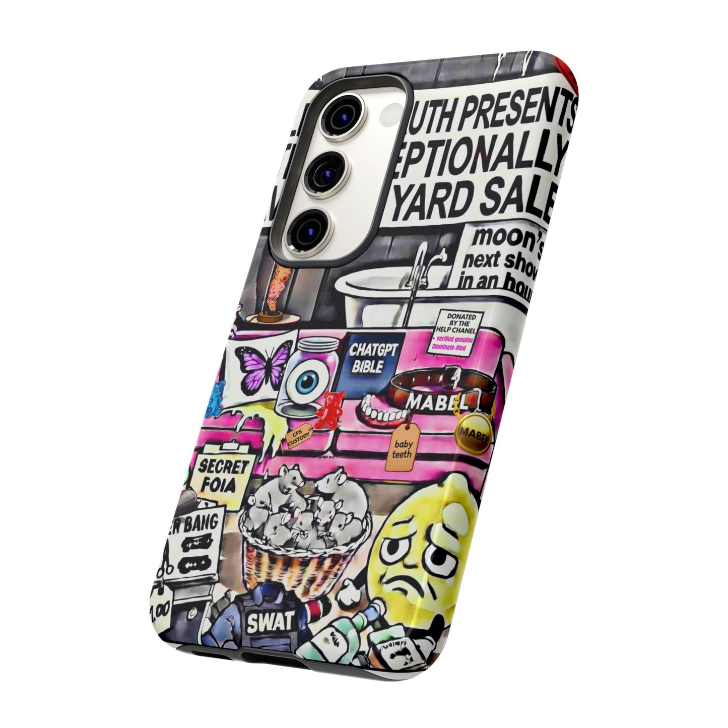 Full - 'Elevated Truth Presents: The Exceptionally Average Yard Sale' Illustrated Design