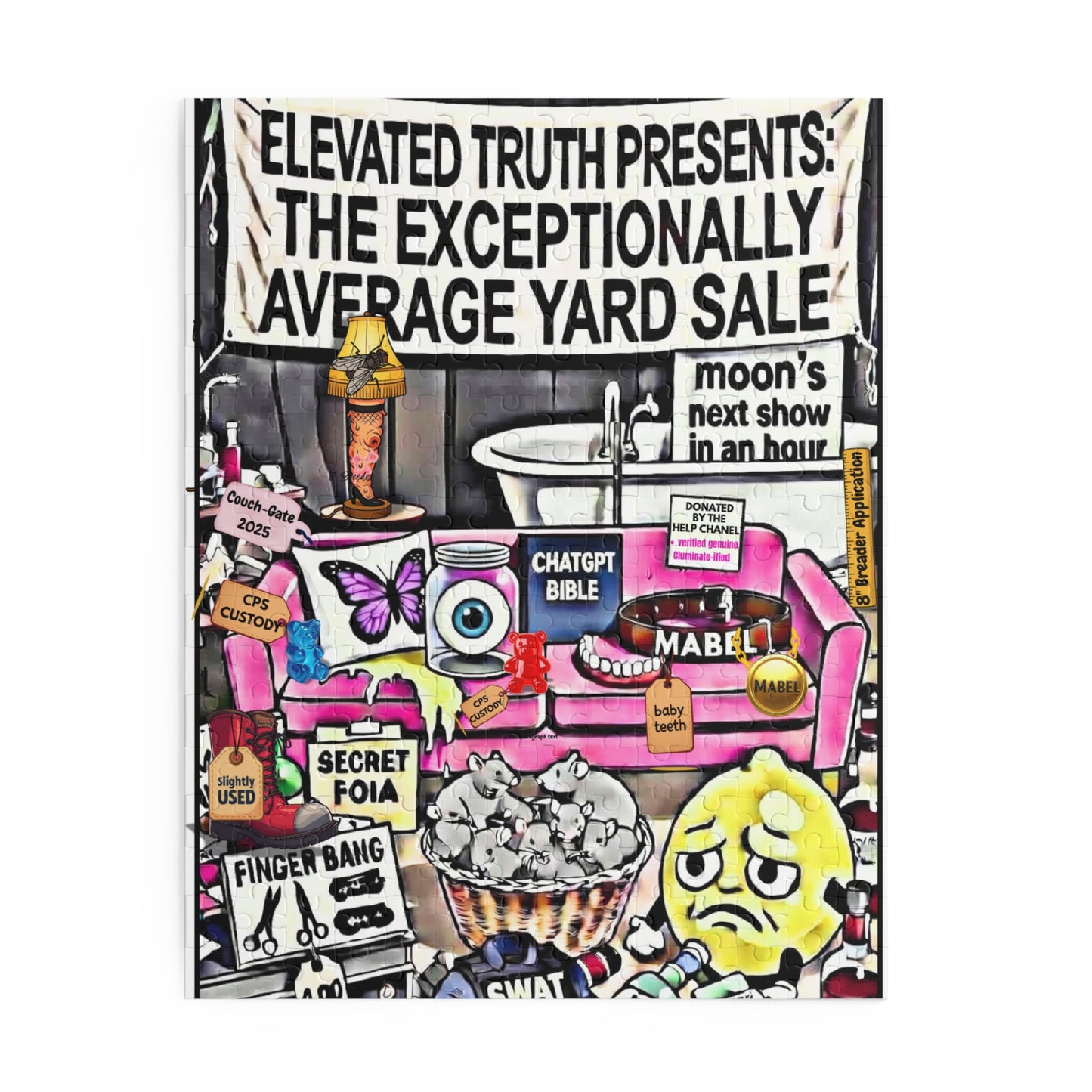 Puzzle — 'Elevated Truth Presents: The Exceptionally Average Yard Sale' Illustrated Jigsaw