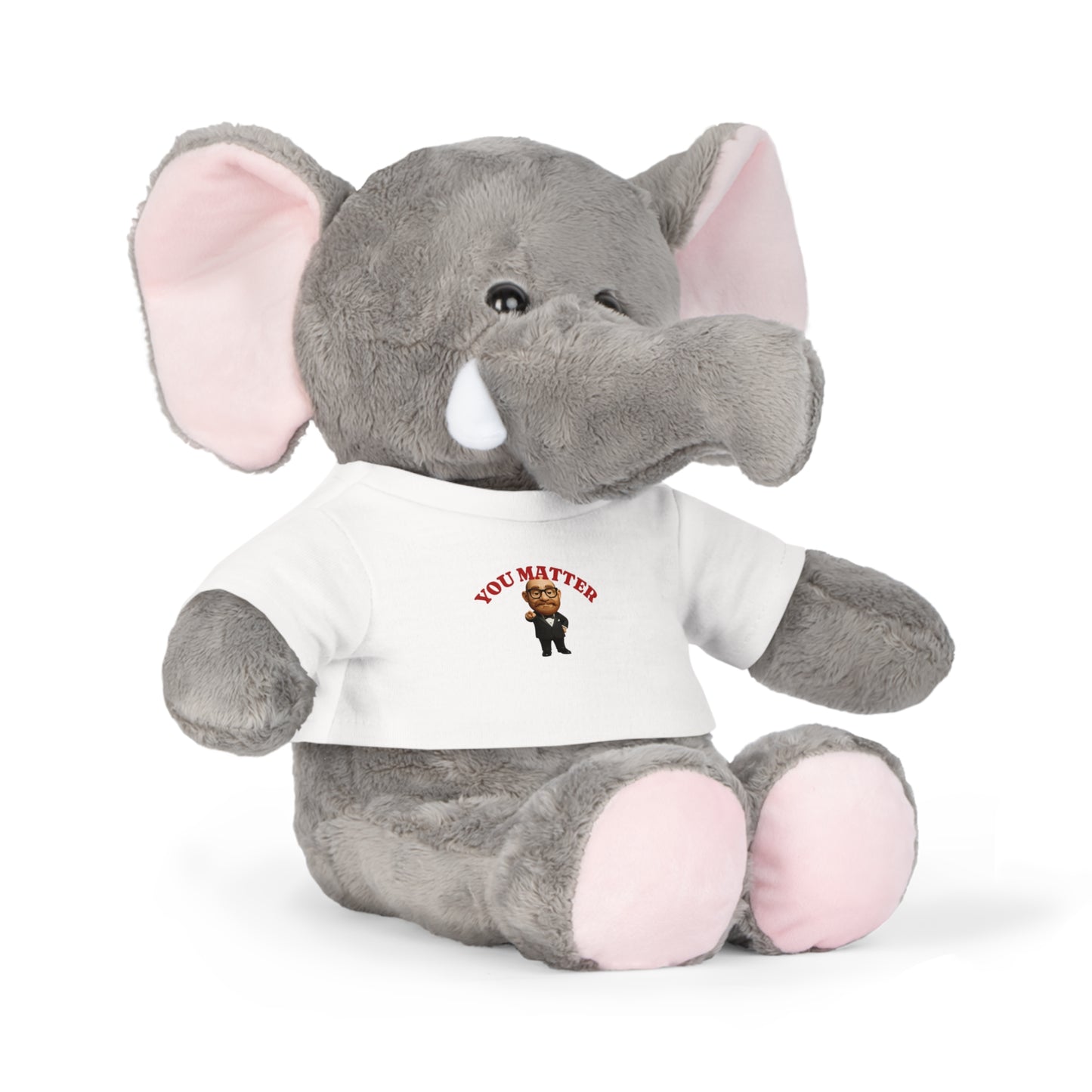 Teddy Bear Plush – "You Matter" Bear with T‑Shirt - Elevated Truth Style