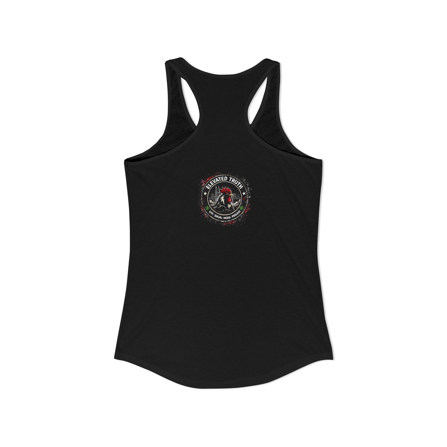 Roosters and Roses --Women's Ideal Racerback Tank