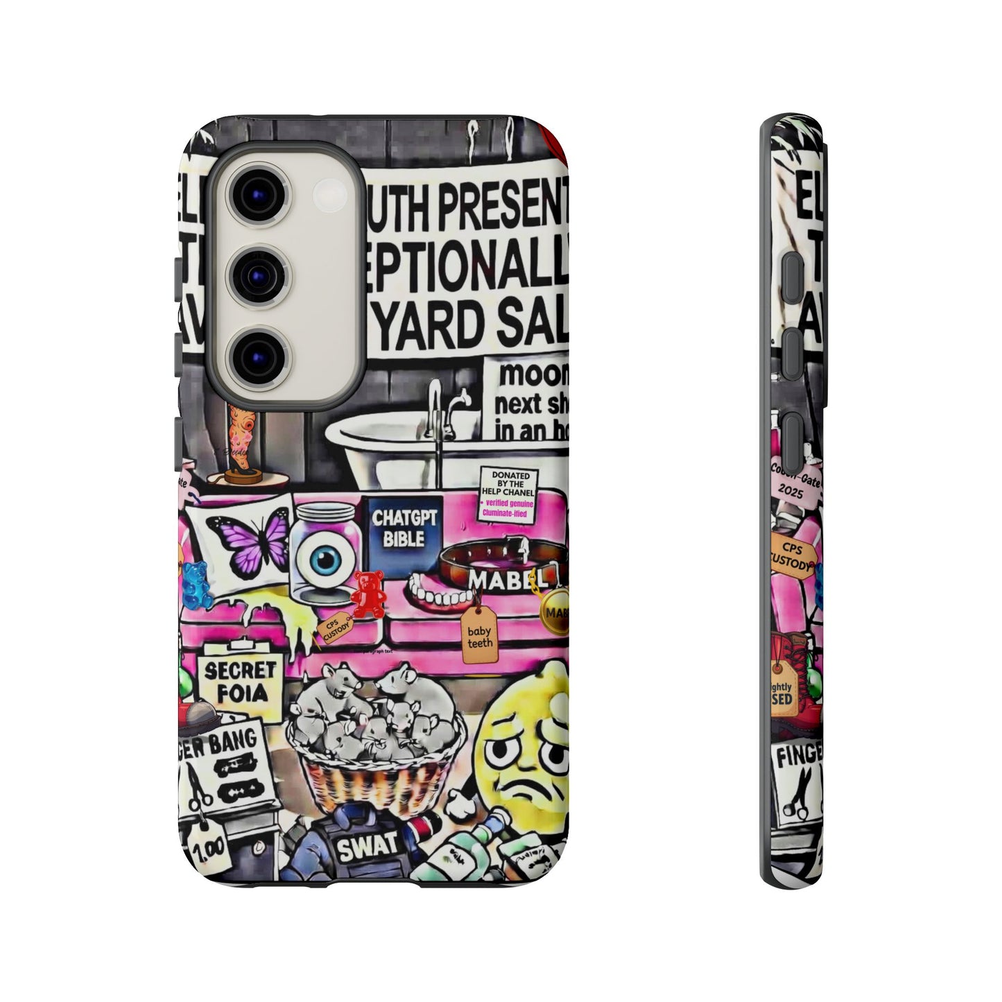 Full - 'Elevated Truth Presents: The Exceptionally Average Yard Sale' Illustrated Design