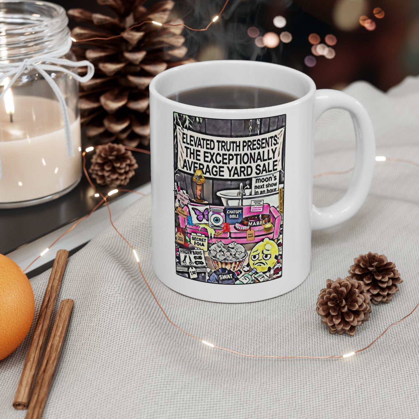 Elevated Truth Podcast Ceramic Mug — Year-End Garbage YouTubers Sale (11oz & 15oz)