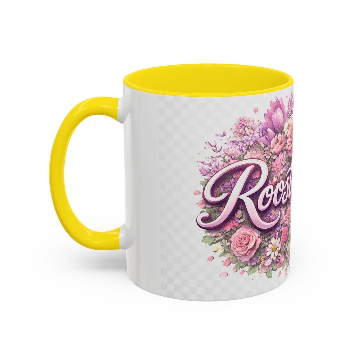 Rooster Squad Floral Accent Coffee Mug — Pink Rose Garden 11/15oz