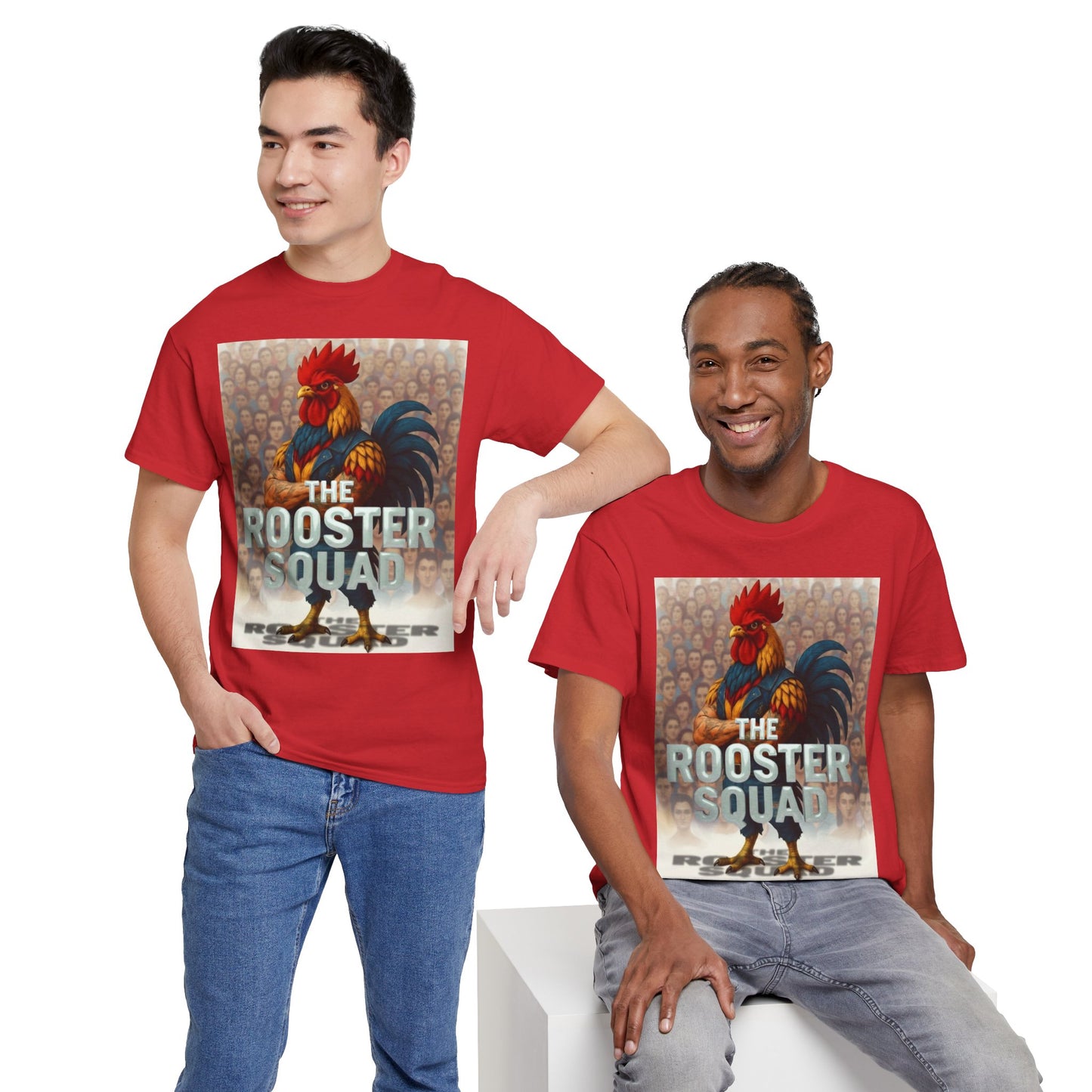 Rooster Squad T-Shirt — Rock With Our Flock Tee