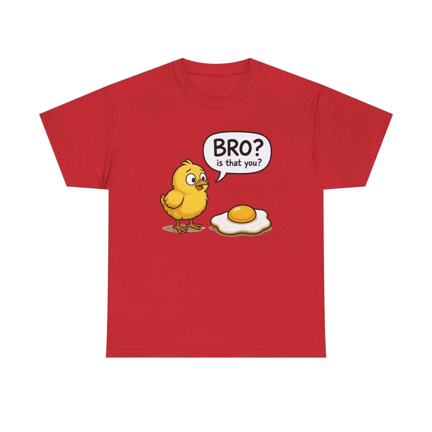Funny Chick and Egg T‑Shirt — "Bro? Is That You?" Cute Novelty Tee