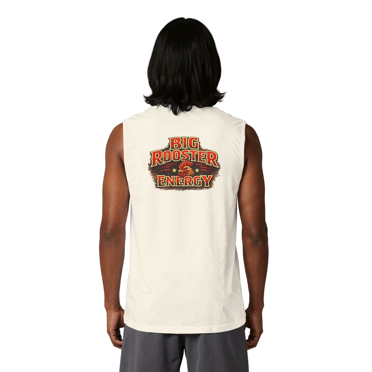 Rooster Energy Men's Tank — Big Rooster Energy Muscle Tank Top