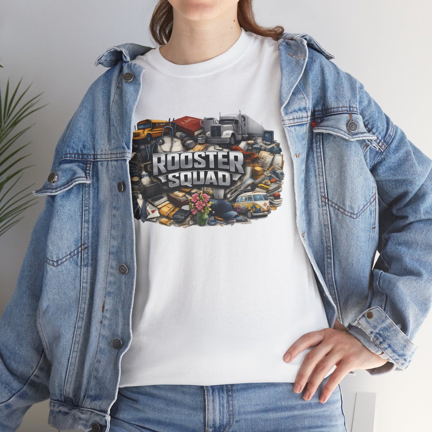 Rooster Squad STRONGER TOGETHER - WE ARE MANY — Vintage Farming / Barnyard Crew Shirt