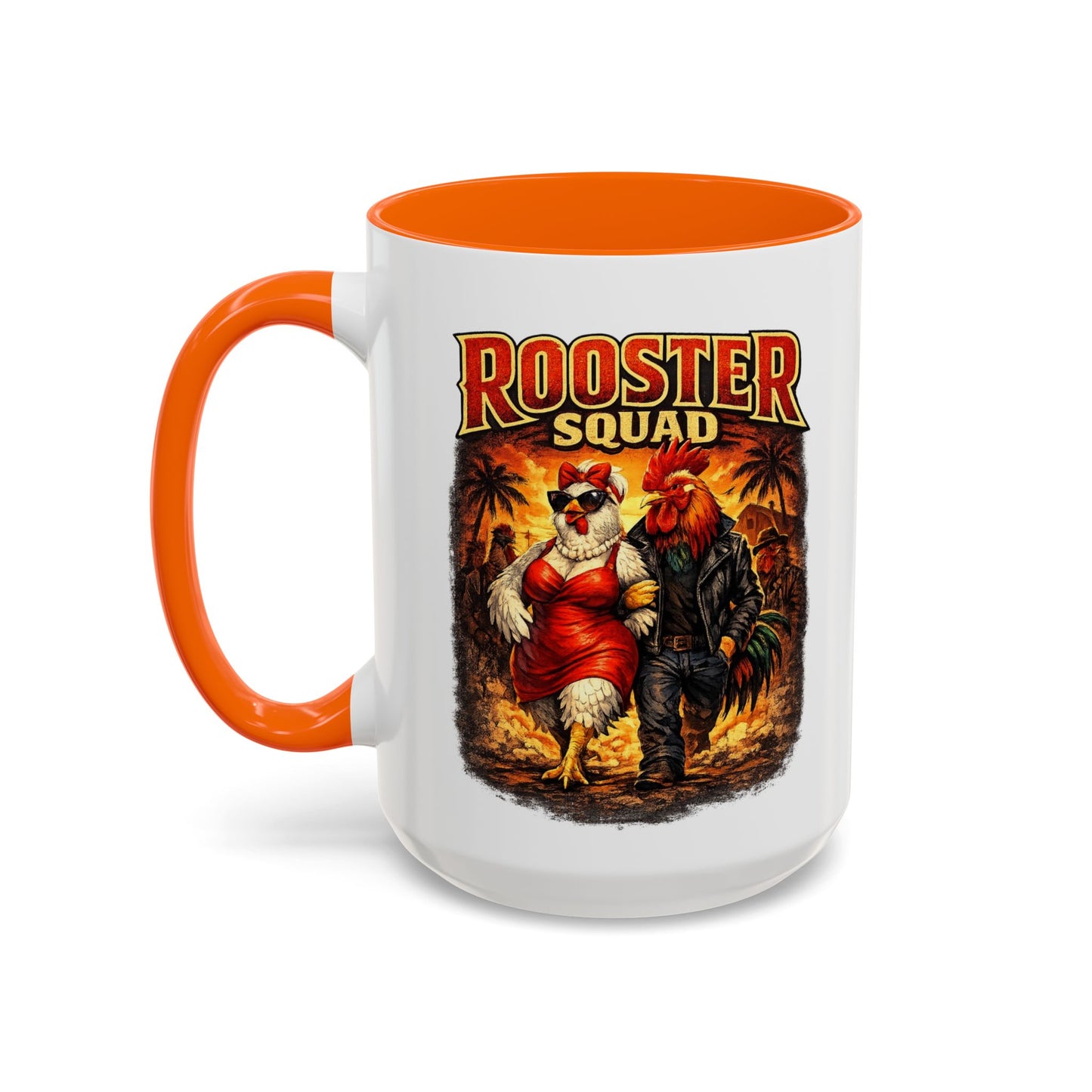 Rooster Squad Coffee Mug — “Big Hen Energy” Funny Farm Chicken Gift