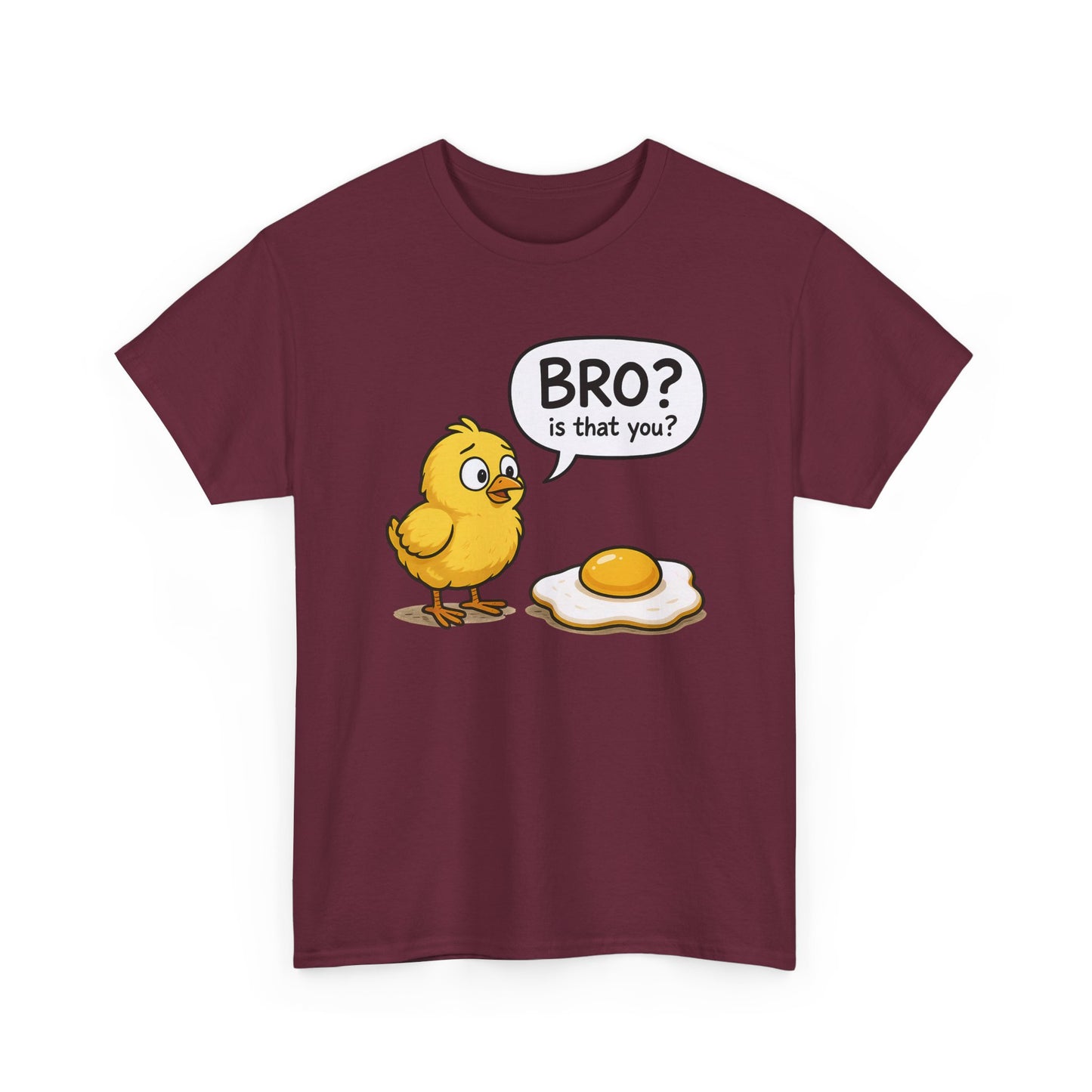 Funny Chick and Egg T‑Shirt — "Bro? Is That You?" Cute Novelty Tee