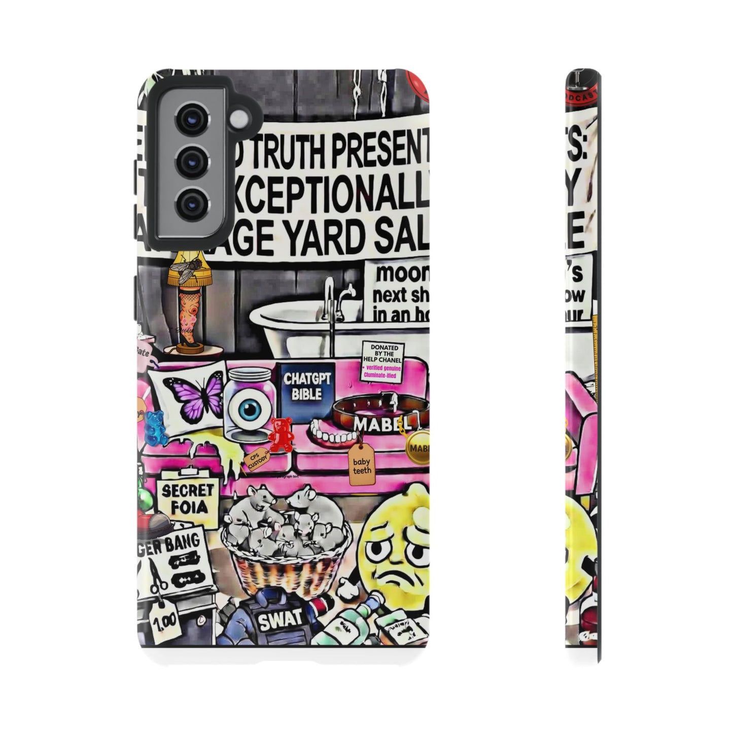 Full - 'Elevated Truth Presents: The Exceptionally Average Yard Sale' Illustrated Design