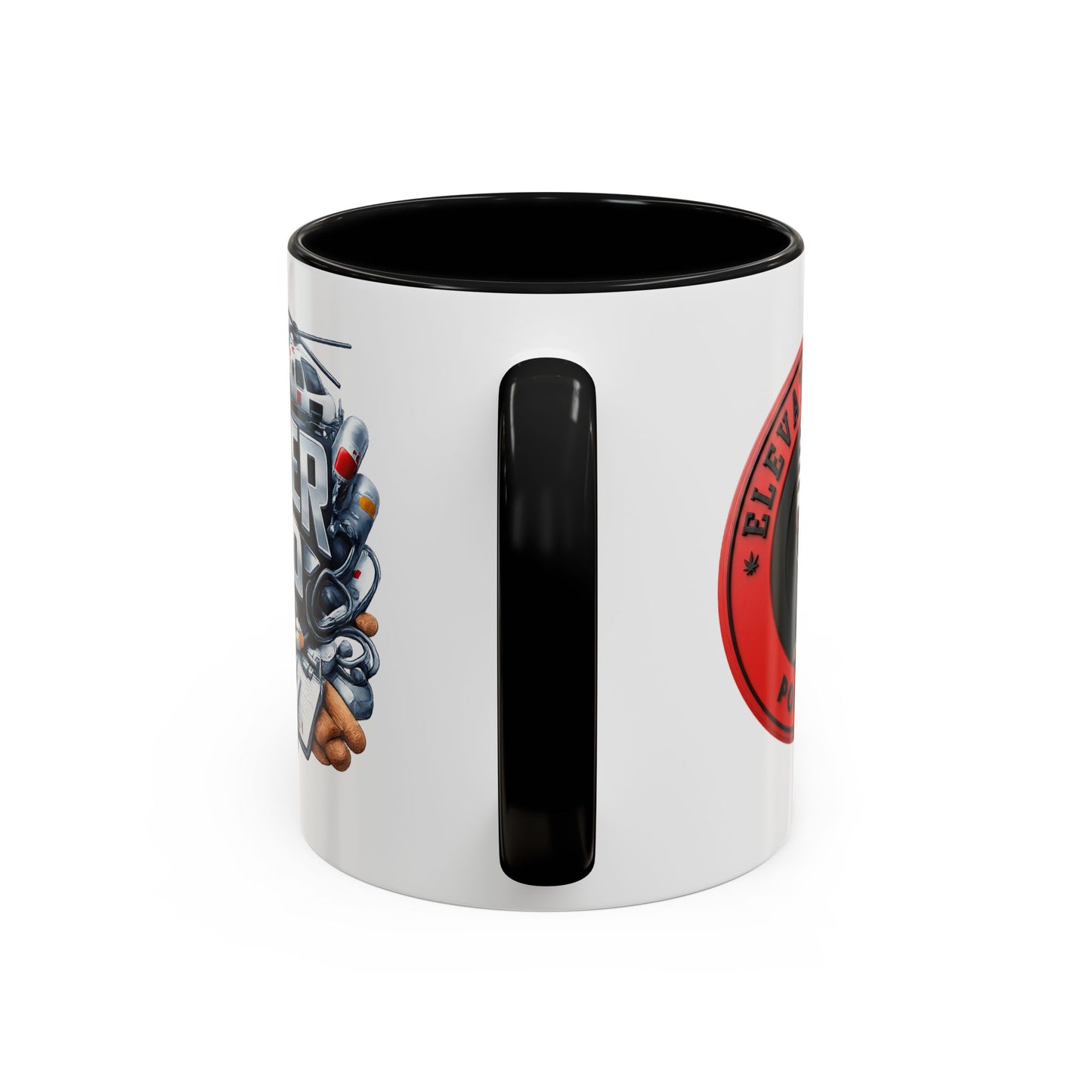 Rooster Squad Emergency Medical Coffee Mug — EMT Paramedic Rescue Accent Mug (11/15oz)