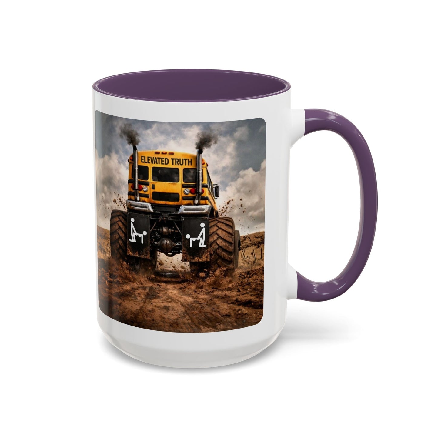 ELEVATED TRUTH MONSTER BUS Coffee Mug — 'Elevated Truth'  SAVING THE STREETS Gift (11/15 oz)