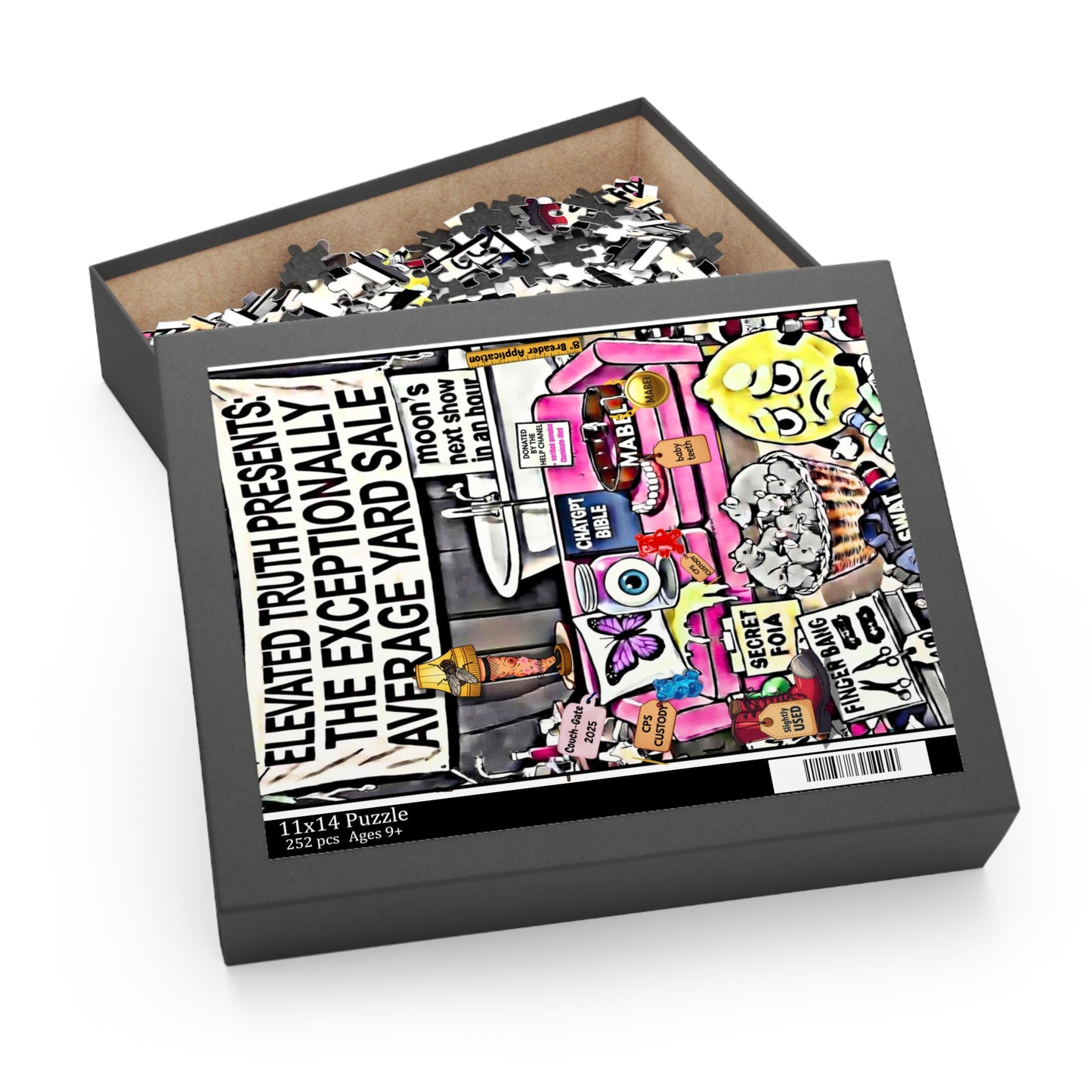 Puzzle — 'Elevated Truth Presents: The Exceptionally Average Yard Sale' Illustrated Jigsaw