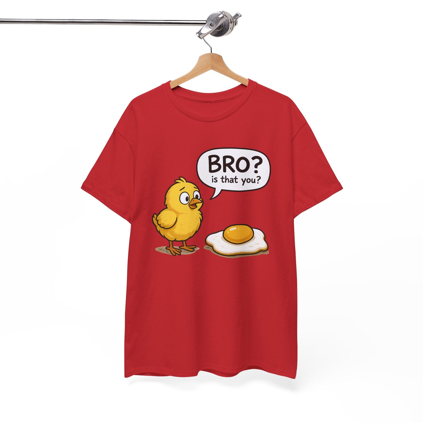 Funny Chick and Egg T‑Shirt — "Bro? Is That You?" Cute Novelty Tee