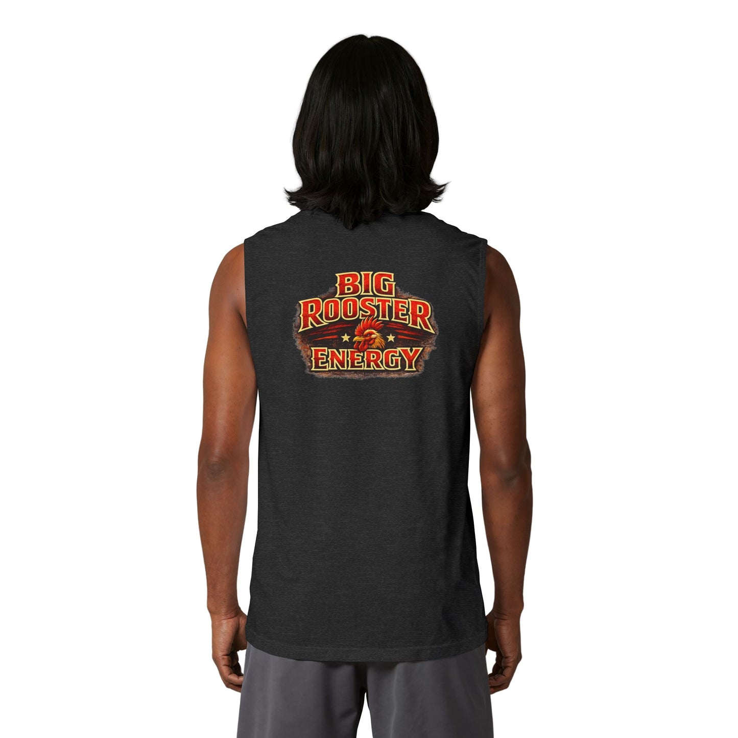 Rooster Energy Men's Tank — Big Rooster Energy Muscle Tank Top