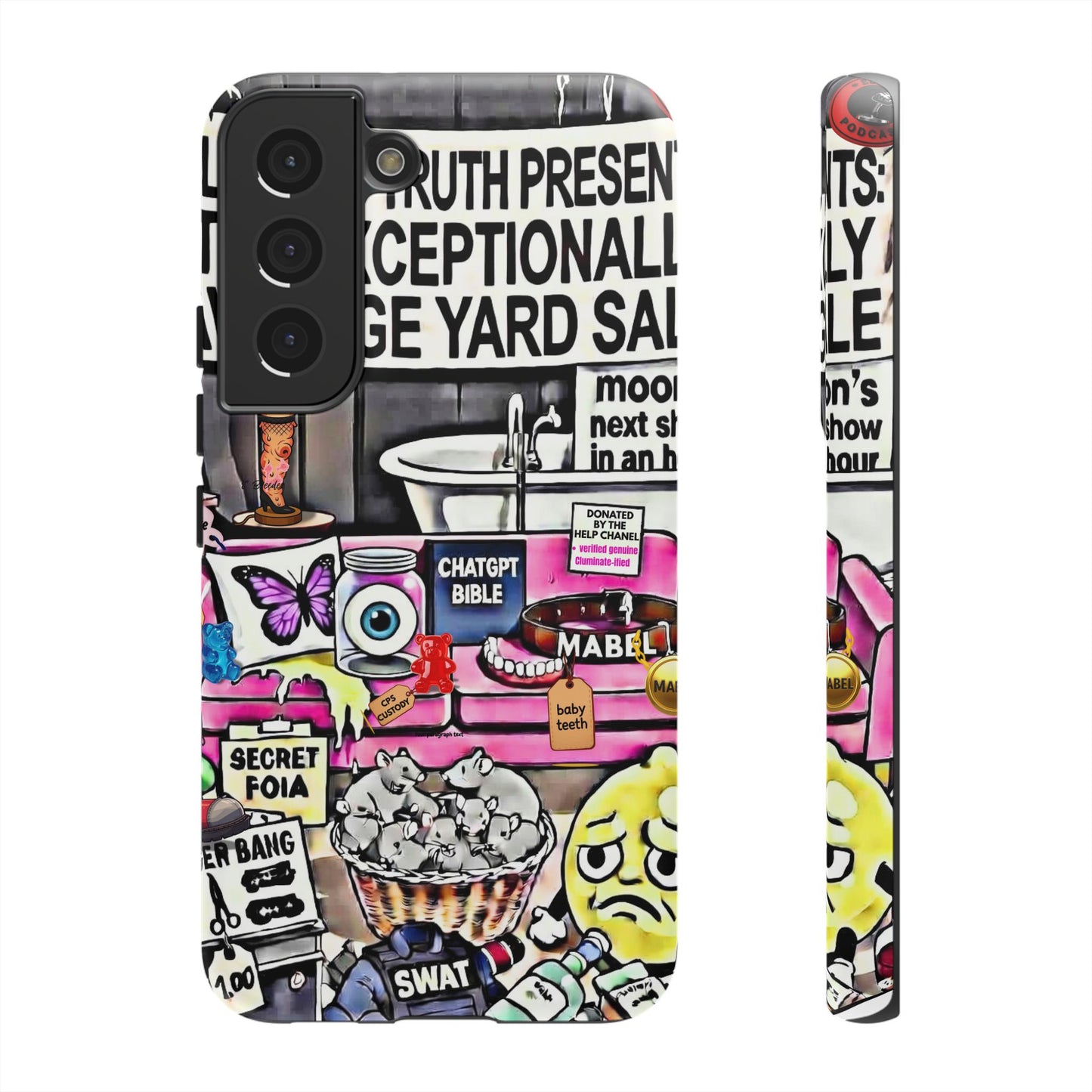 Full - 'Elevated Truth Presents: The Exceptionally Average Yard Sale' Illustrated Design