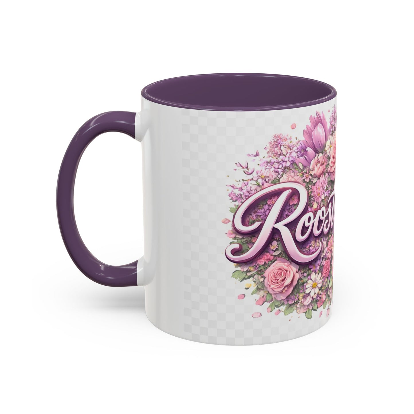 Rooster Squad Floral Accent Coffee Mug — Pink Rose Garden 11/15oz