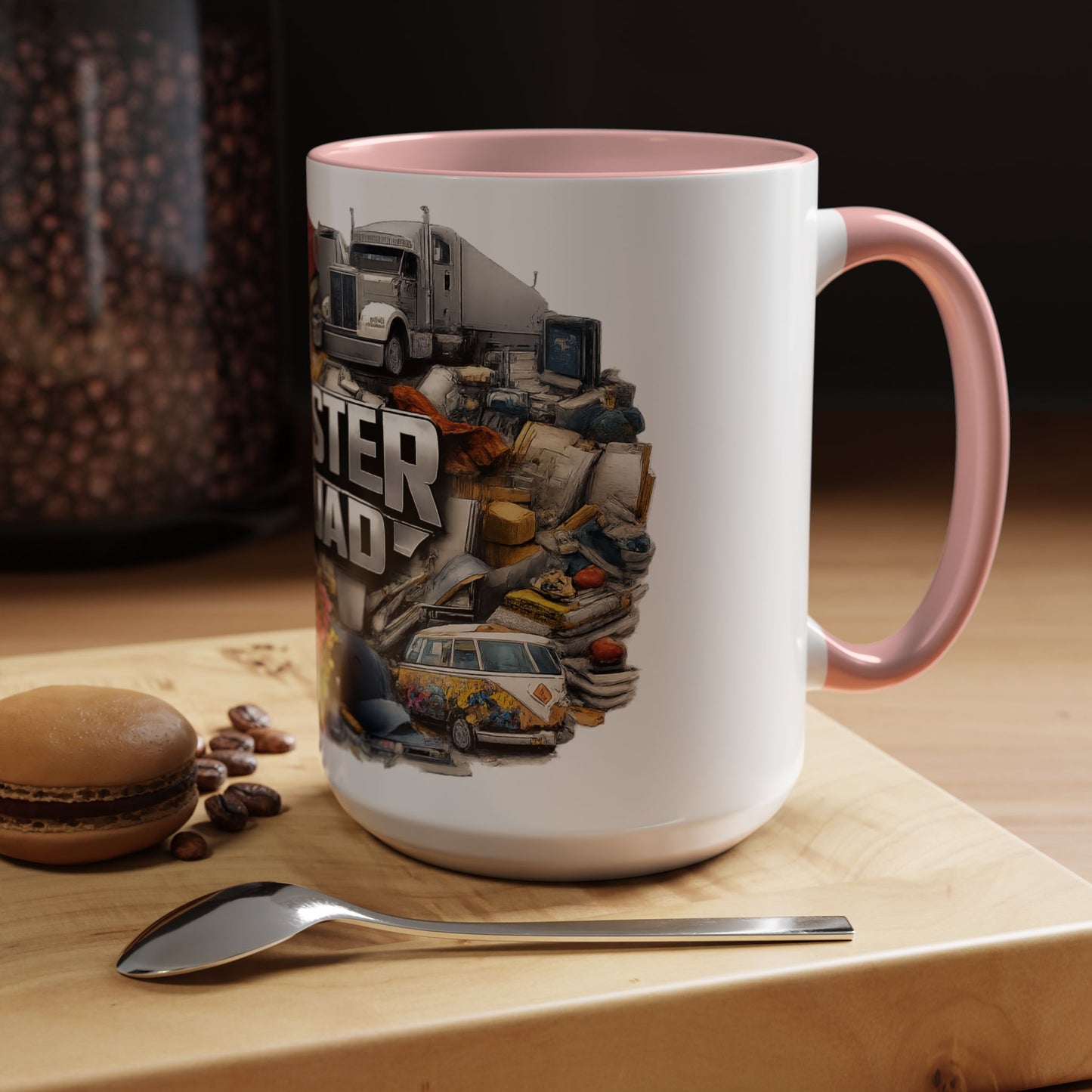 Rooster Squad Accent Coffee Mug — 'Rooster Squad, Loud and Proud' Bright Ceramic Mug