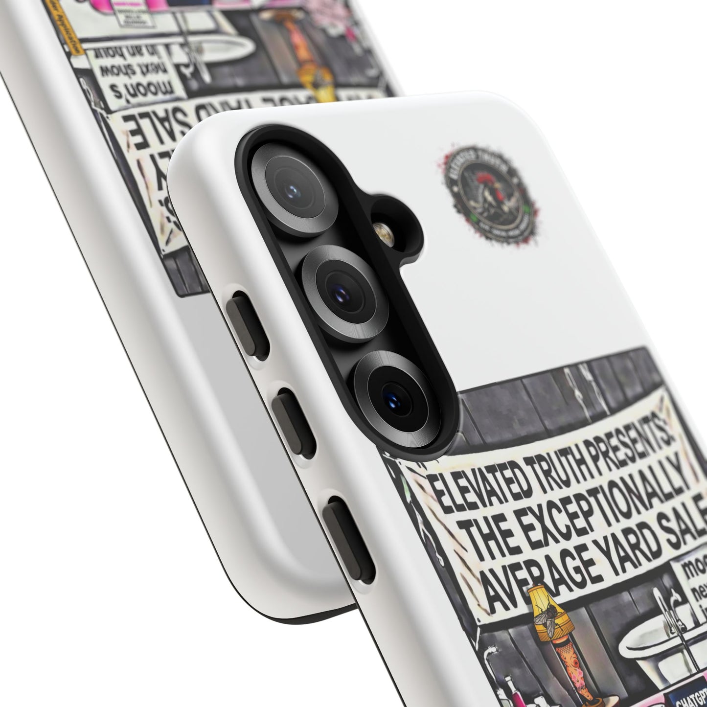 Phone Case — 'Elevated Truth Presents: The Exceptionally Average Yard Sale' Illustrated Design