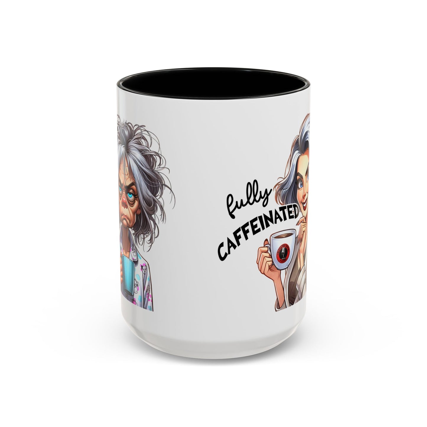 Funny Before & After Coffee Mug — Haggard Before, Fabulous After (11/15oz)