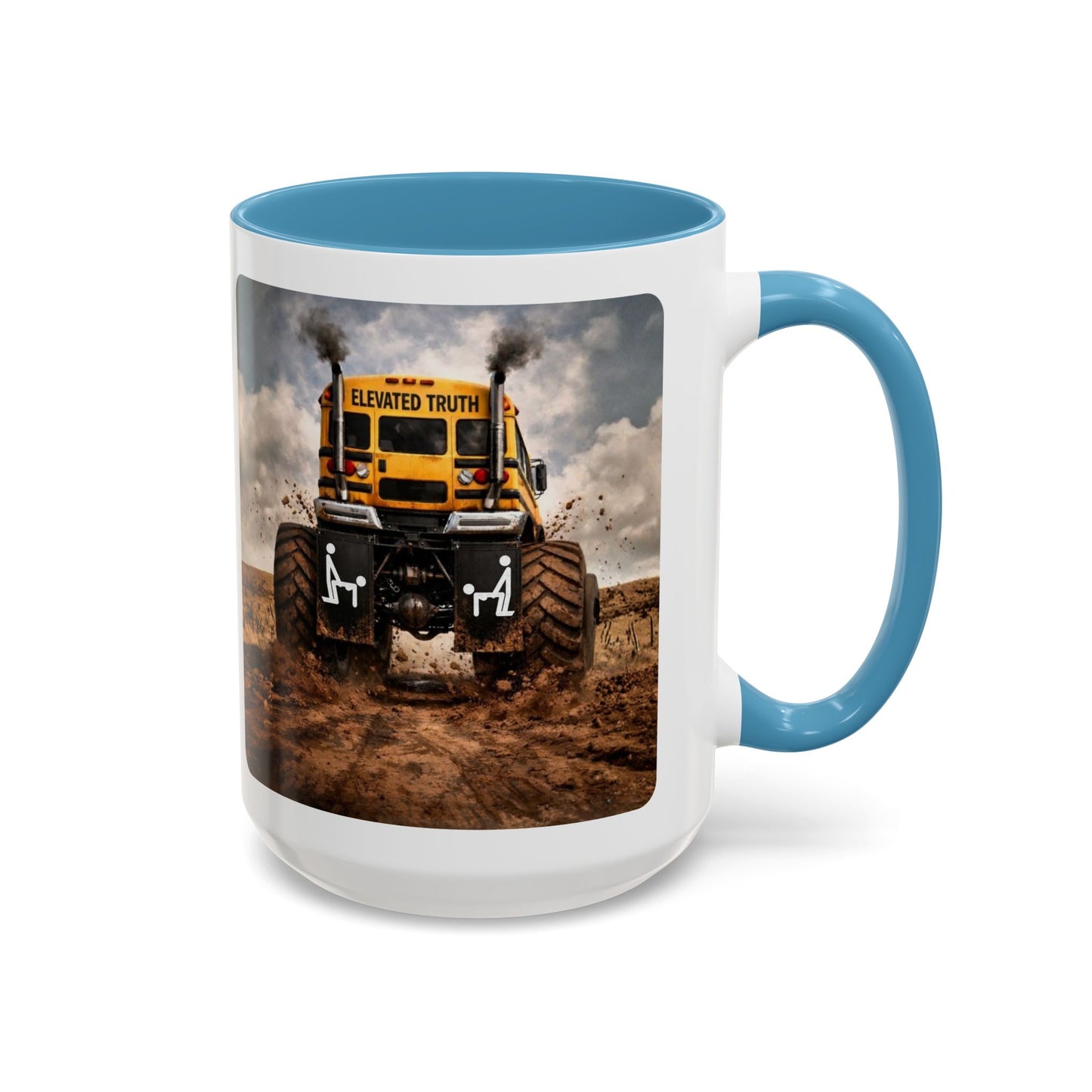 ELEVATED TRUTH MONSTER BUS Coffee Mug — 'Elevated Truth'  SAVING THE STREETS Gift (11/15 oz)