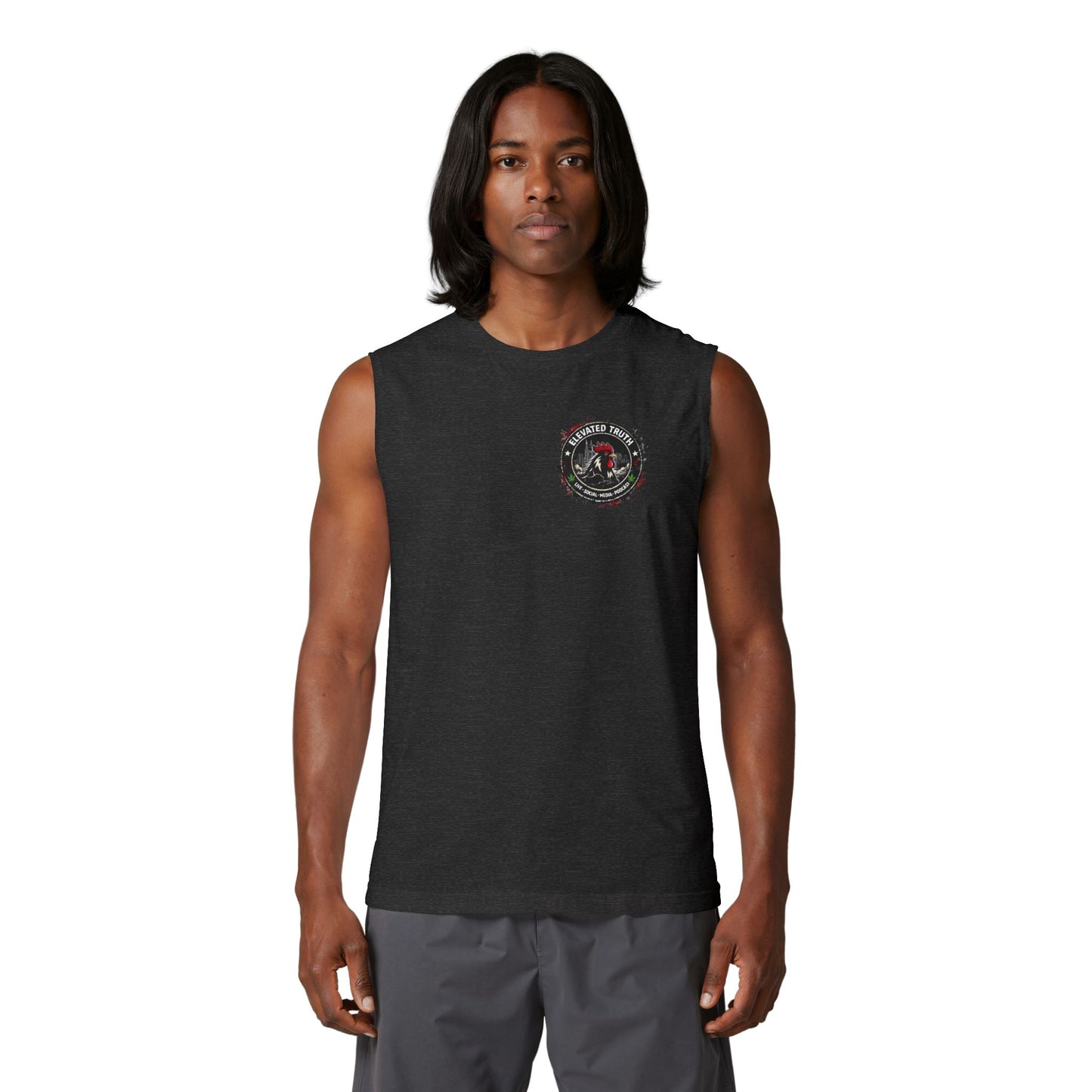 Rooster Energy Men's Tank — Big Rooster Energy Muscle Tank Top