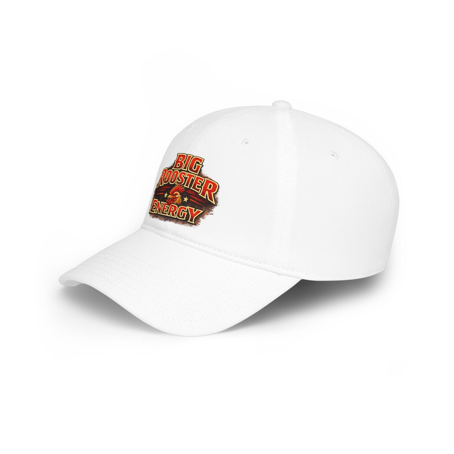 Big Rooster Energy Red Baseball Cap
