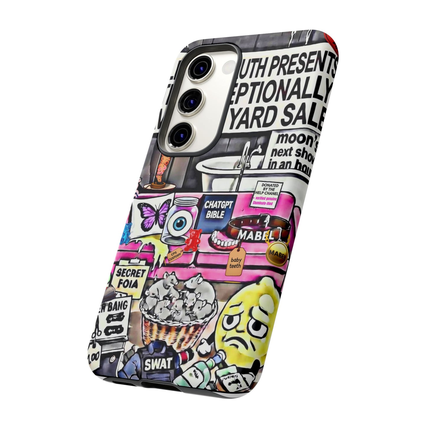 Full - 'Elevated Truth Presents: The Exceptionally Average Yard Sale' Illustrated Design