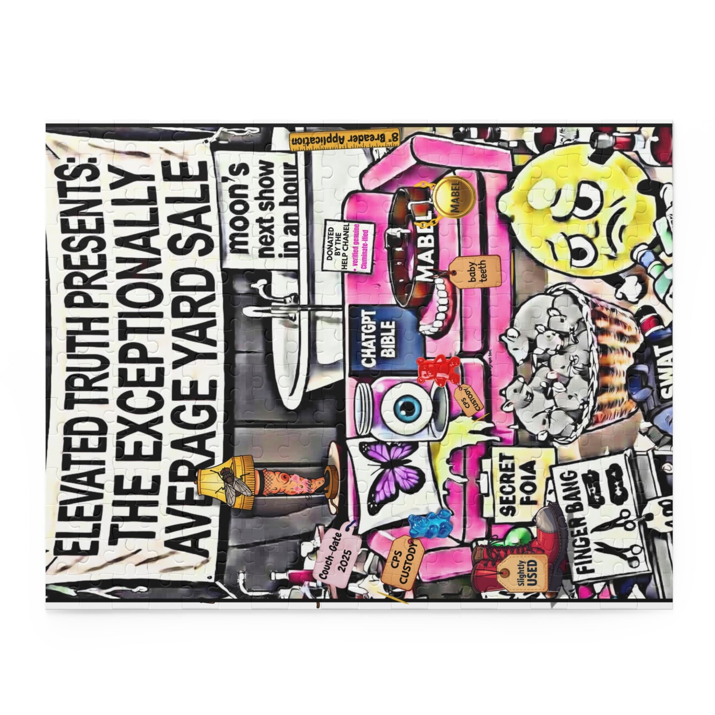 Puzzle — 'Elevated Truth Presents: The Exceptionally Average Yard Sale' Illustrated Jigsaw