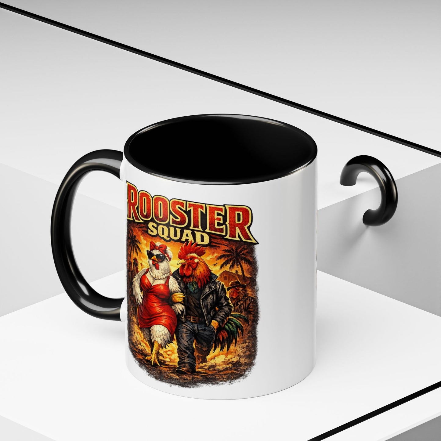 Rooster Squad Coffee Mug — “Big Hen Energy” Funny Farm Chicken Gift